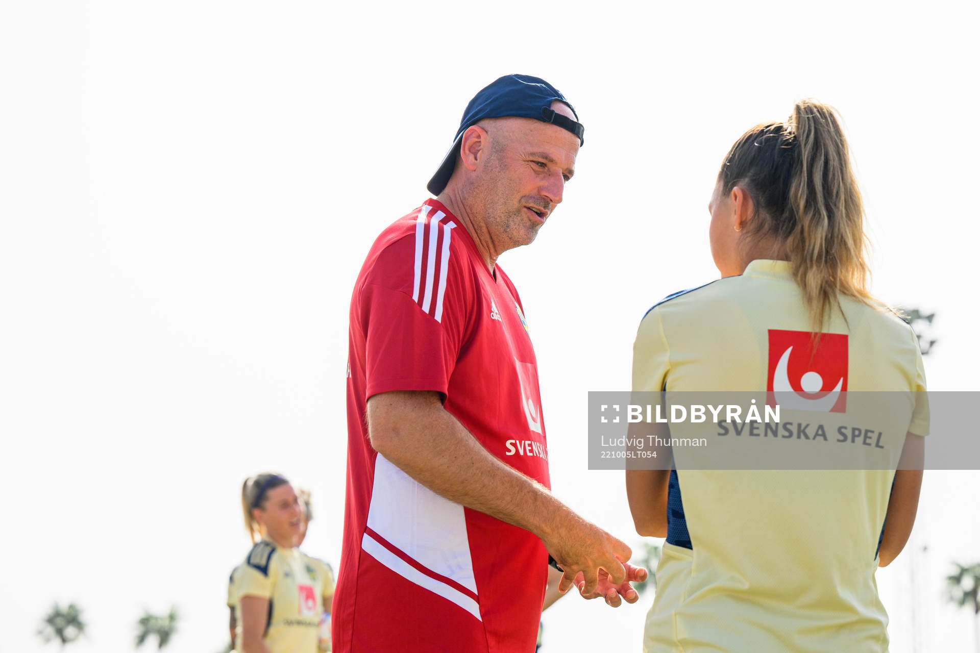 Assistant coach Magnus Wikman of the Swedish women's