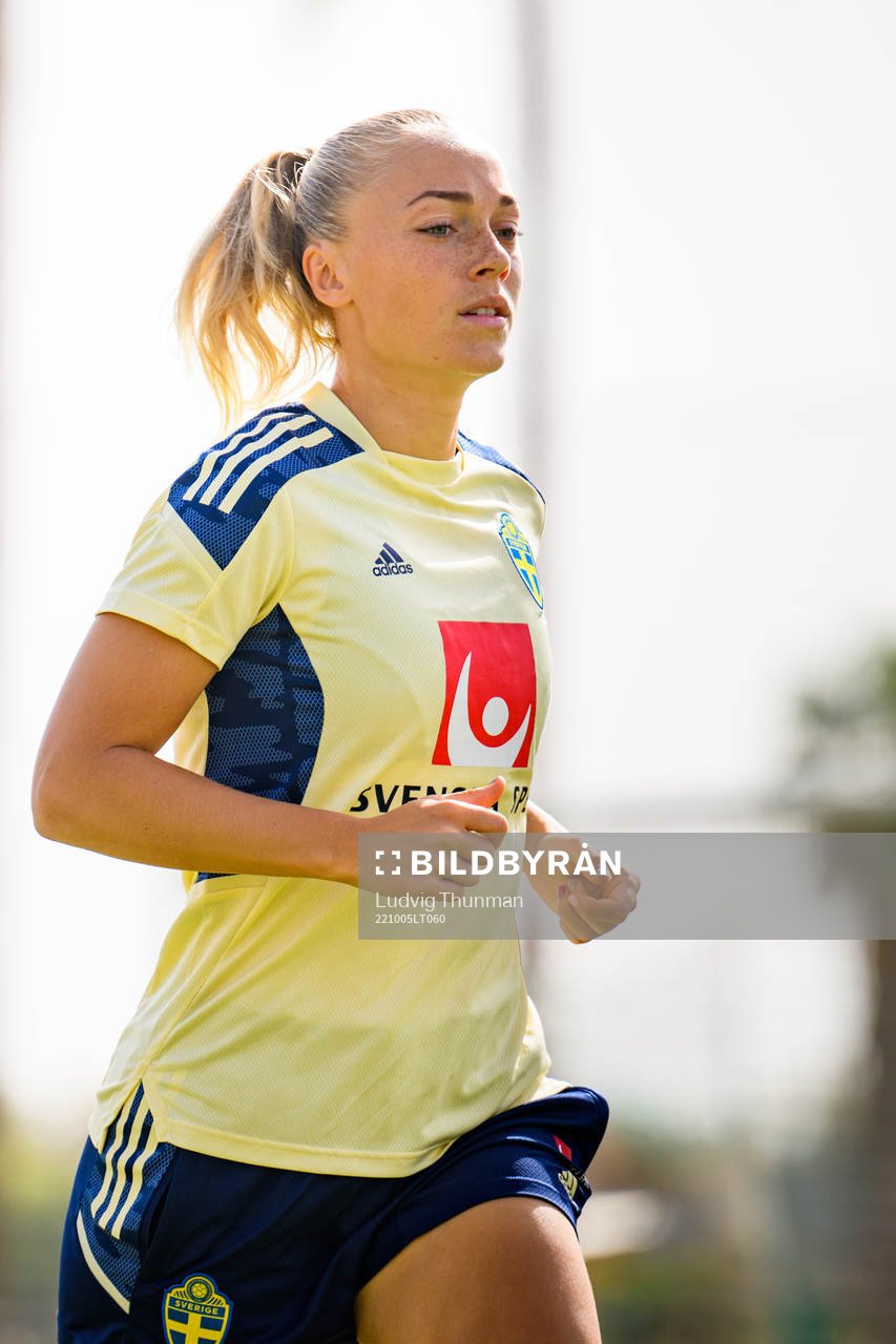 Hanna Bennison of the Swedish women's national football
