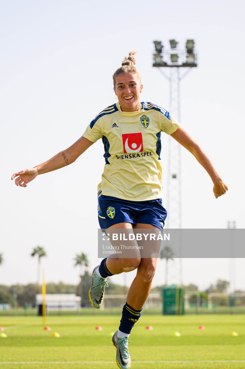 Filippa Angeldahl of the Swedish women's national football