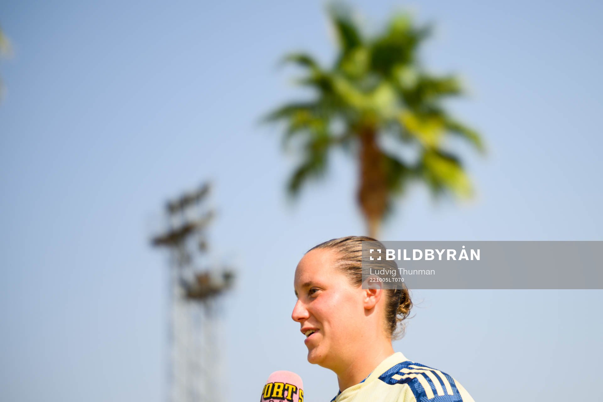 Goalkeeper Emma Lind of the Swedish women's national