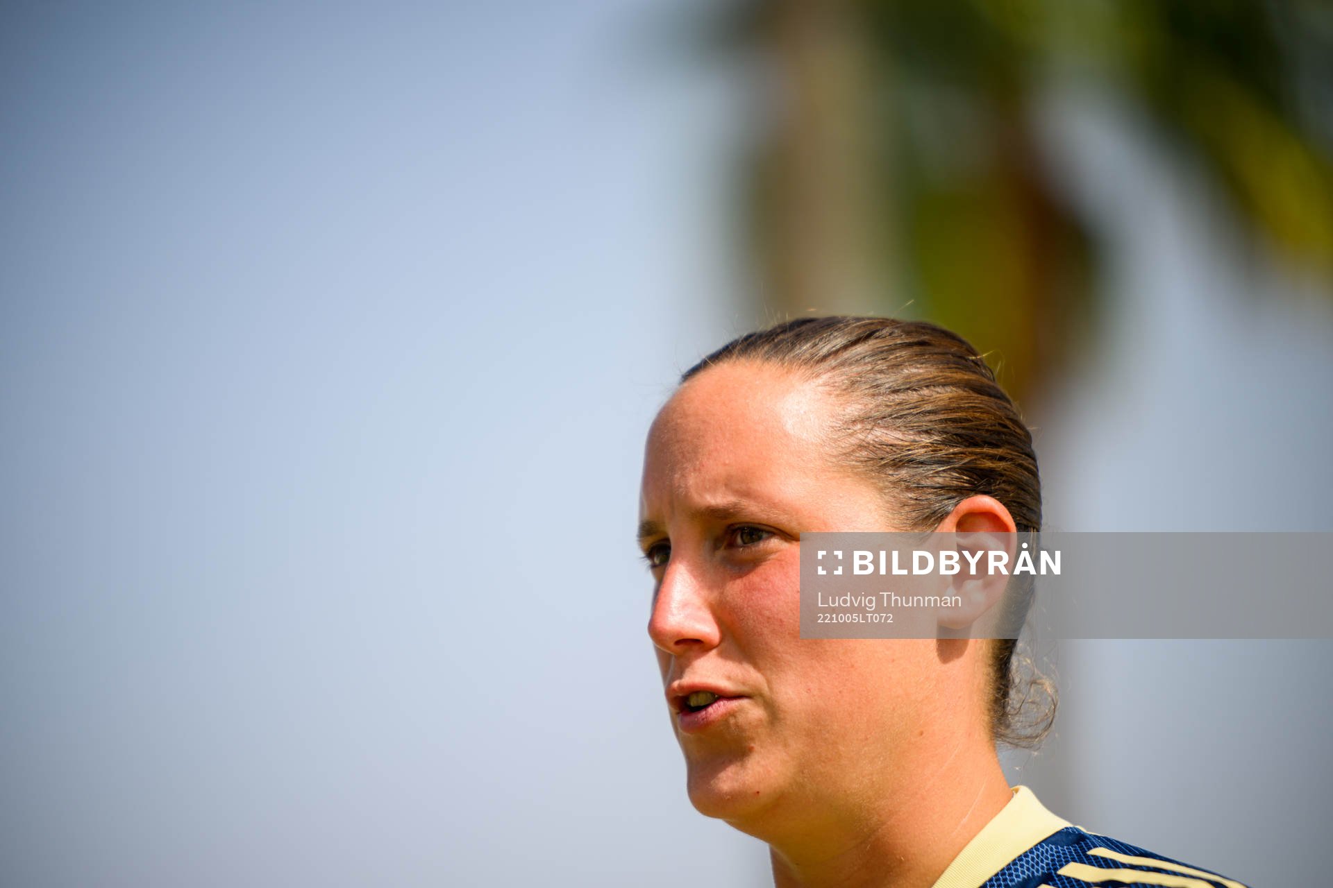Goalkeeper Emma Lind of the Swedish women's national