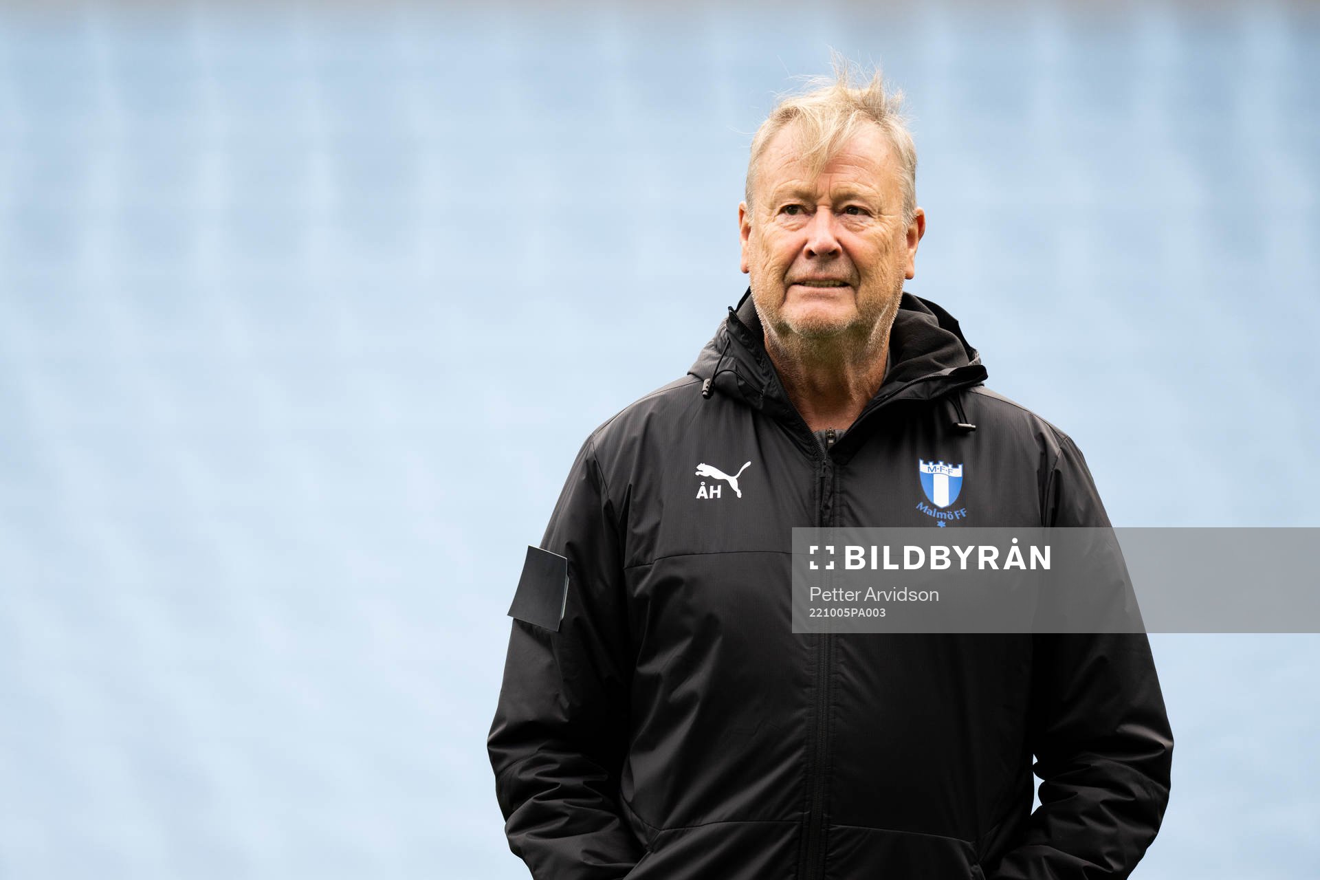 Head coach Åge Hareide of Malmö FF