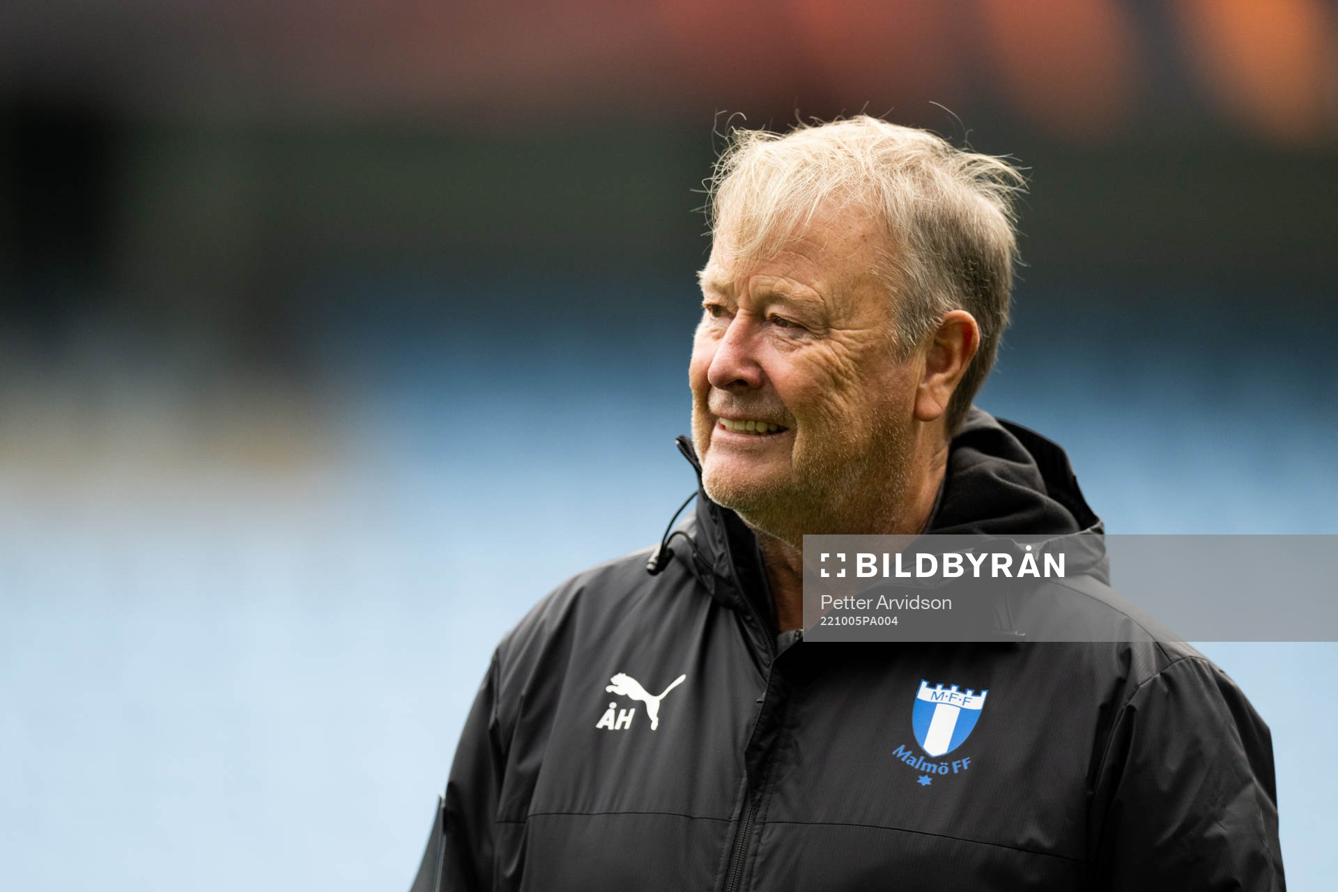 Head coach Åge Hareide of Malmö FF