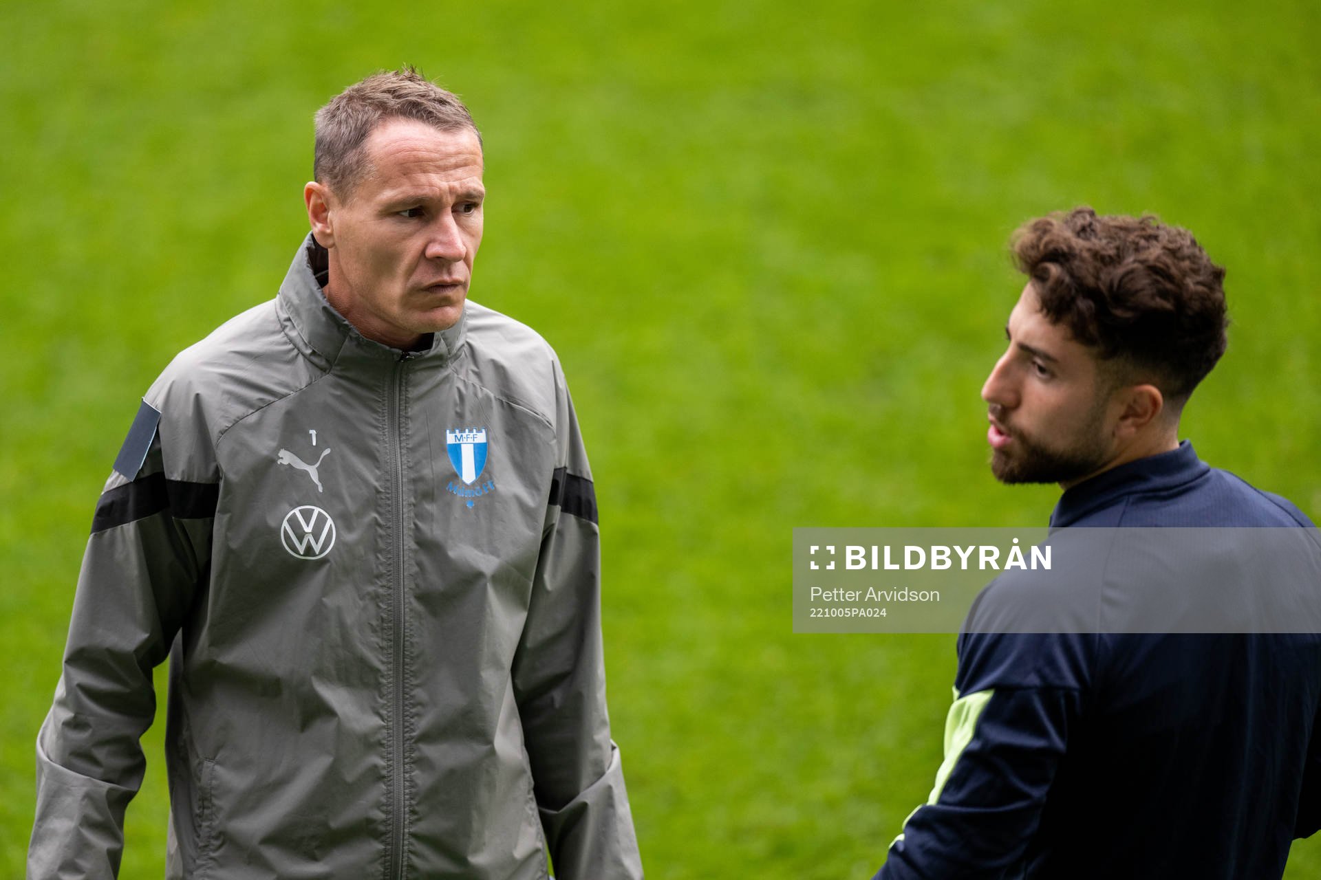 Assistant coach Nikola Trajkovic and Moustafa Zeidan