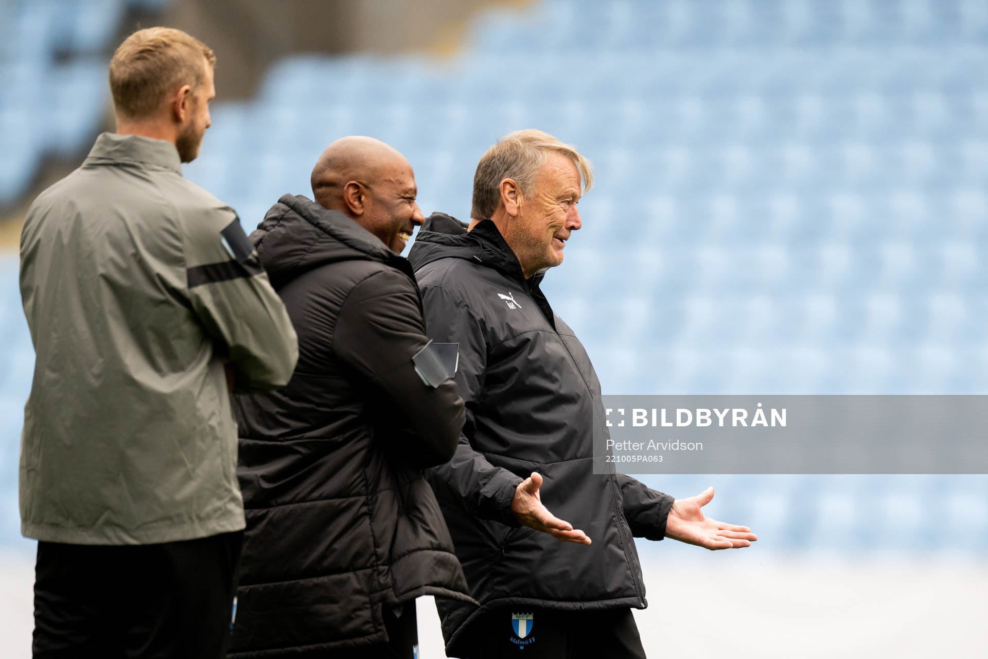 Assistant coach Jeffrey Aubynn and Head coach Åge Hareide