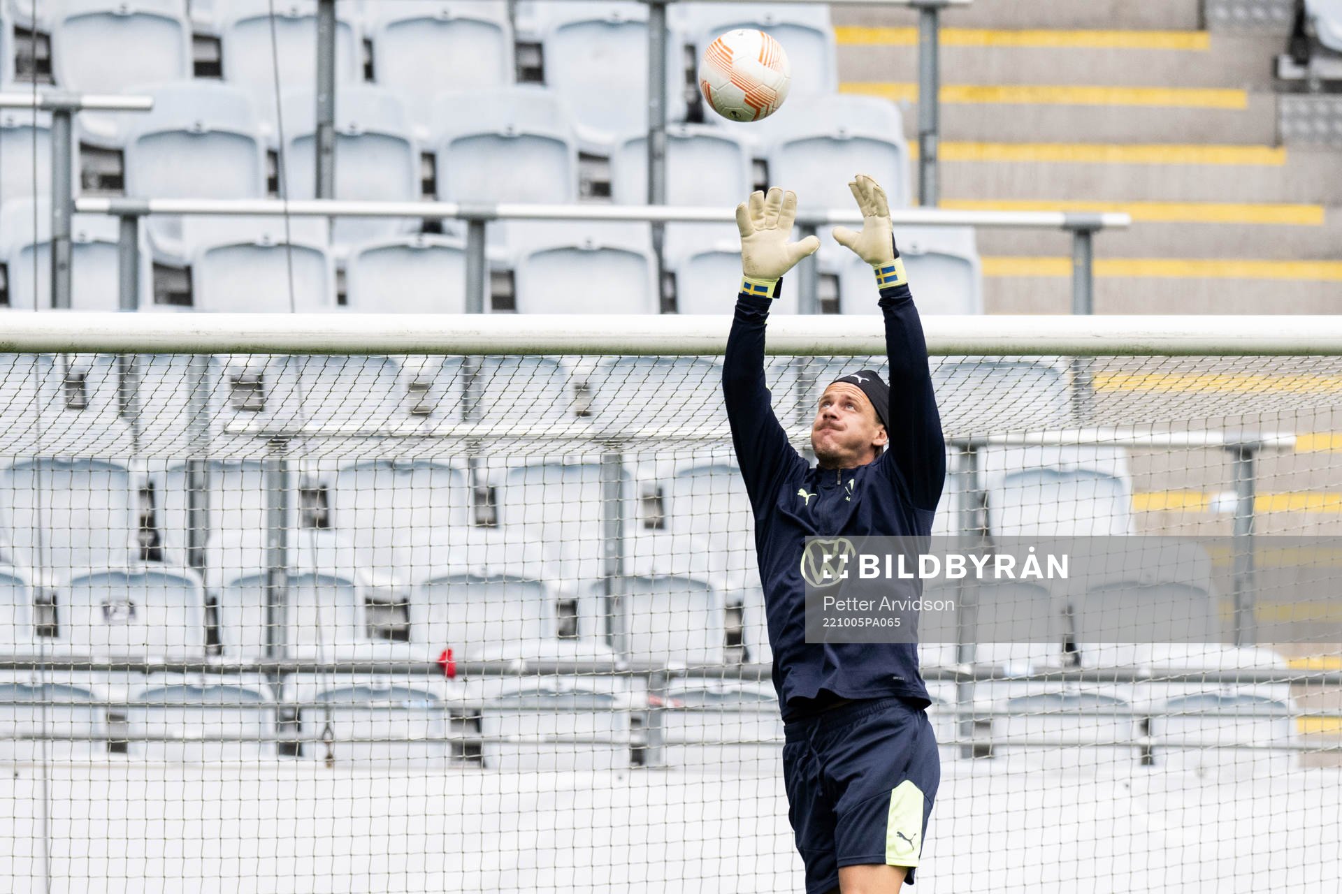 Goalkeeper Johan Dahlin
