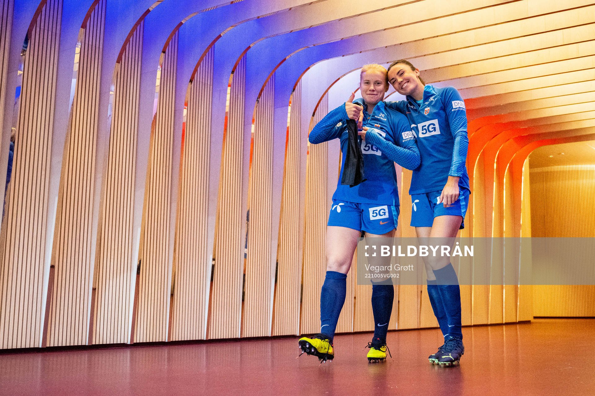 Julie Blakstad and Ingrid Syrstad Engen of the Norwegian
