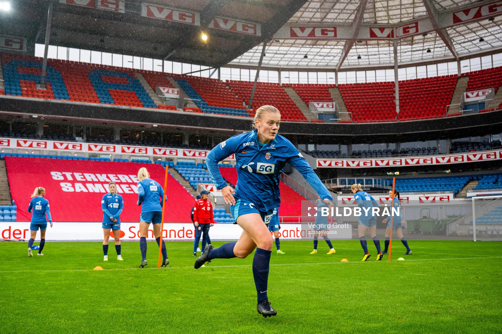 Mathilde Harviken of the Norwegian women's national