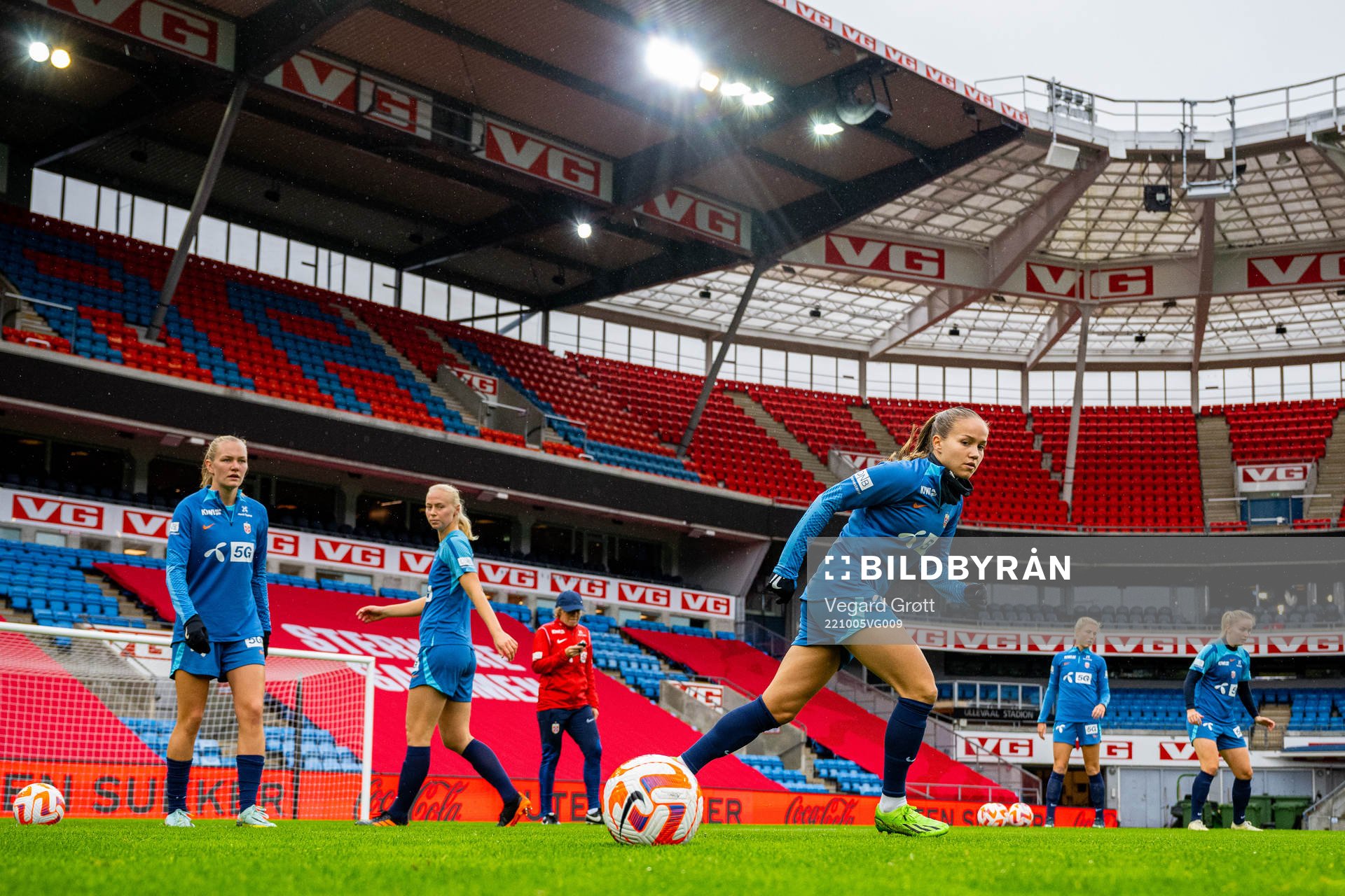 Guro Reiten of the Norwegian women's national football team