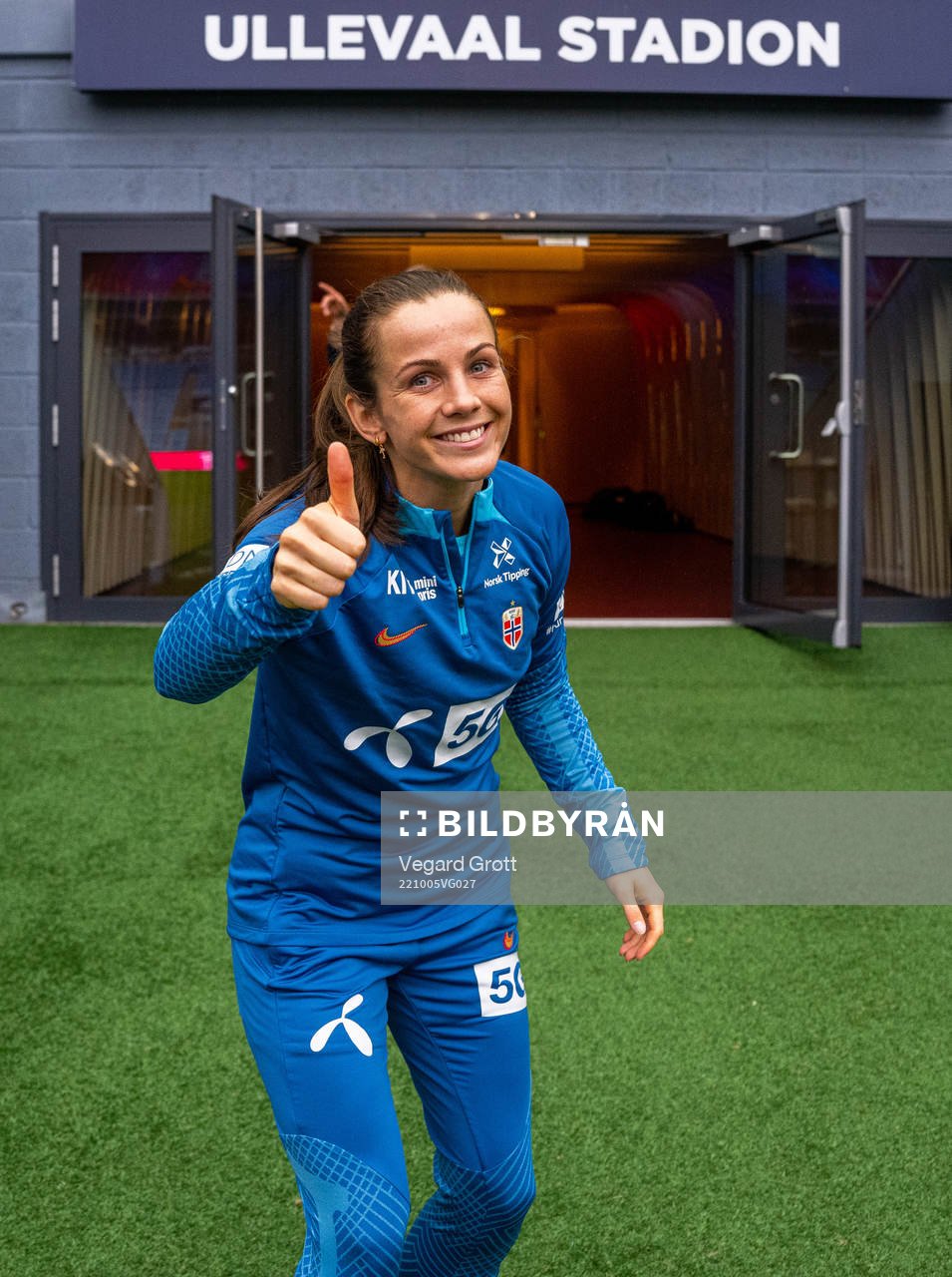 Tuva Hansen of the Norwegian women's national football team