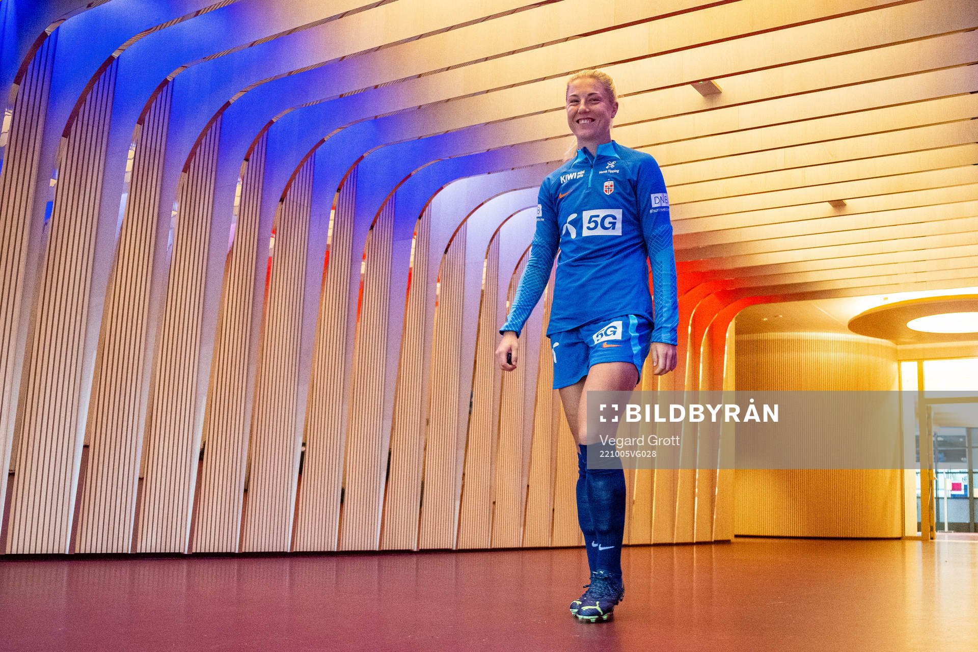 Sophie Román Haug of the Norwegian women's national