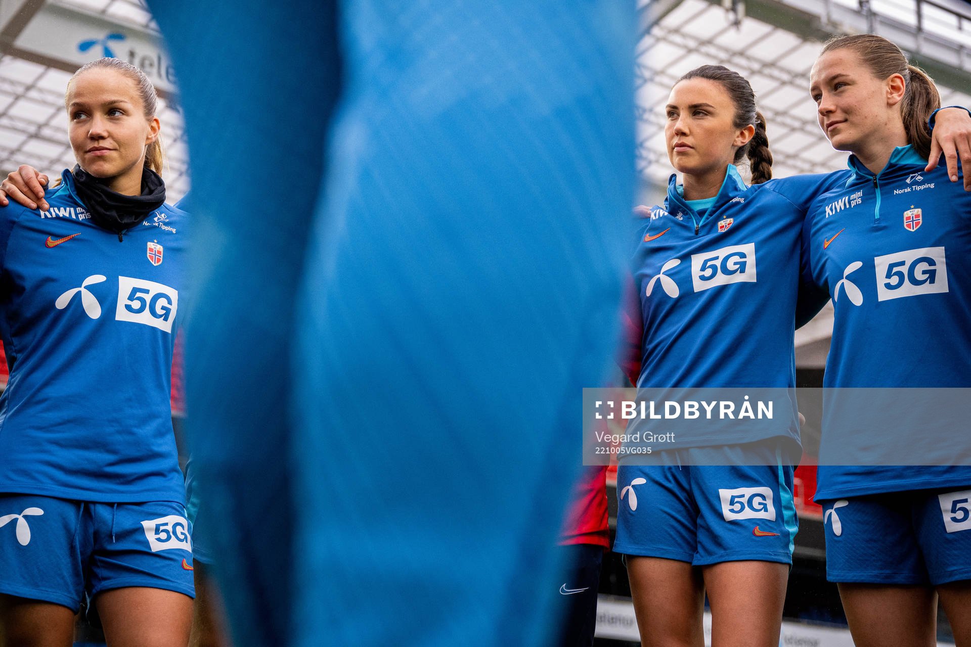 Guro Reiten, Ingrid Syrstad Engen and Elisabeth Terland of