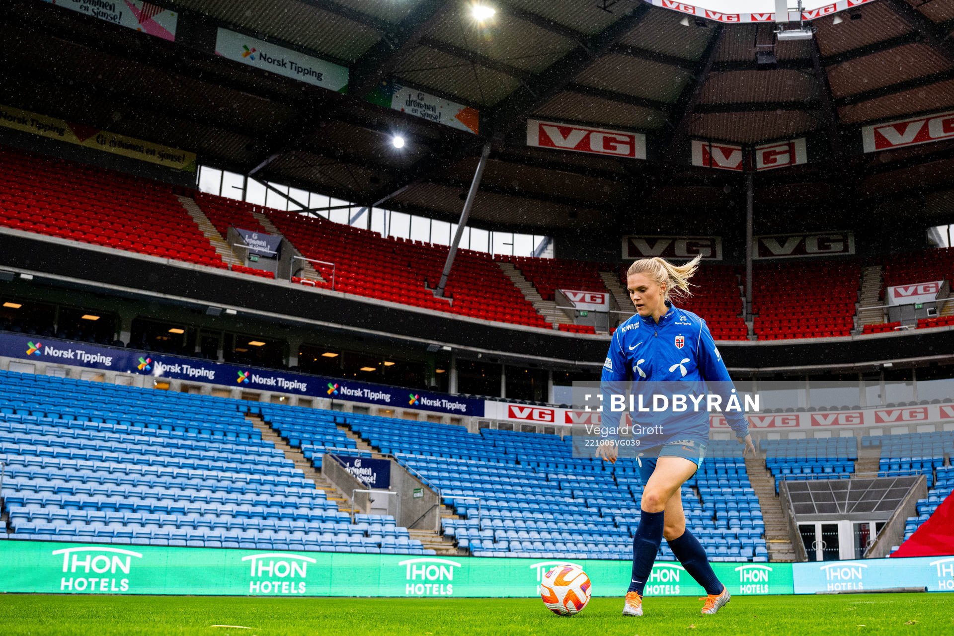 Kristine Bjørdal Leine of the Norwegian women's national
