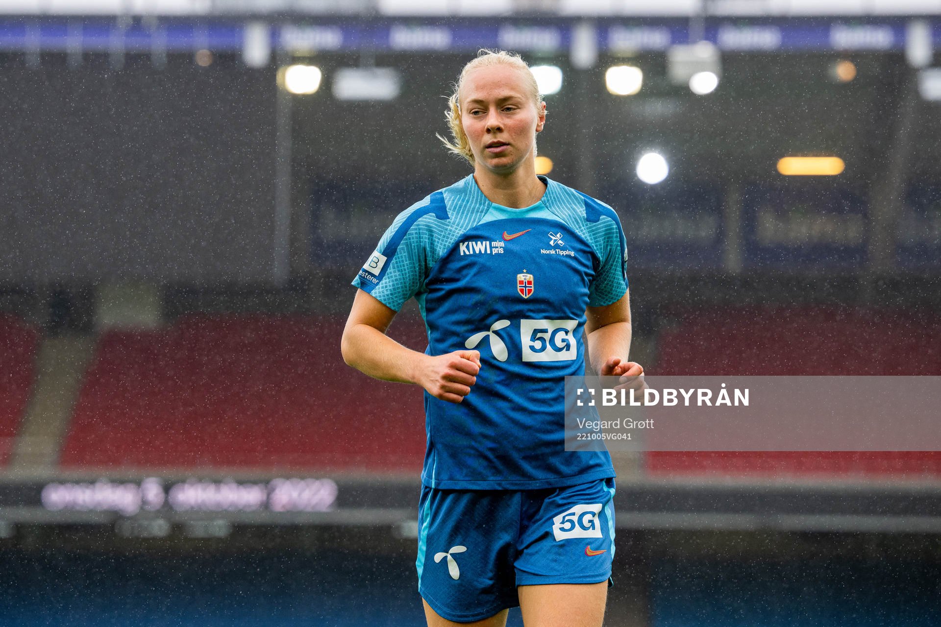 Sara Hørte of the Norwegian women's national football team