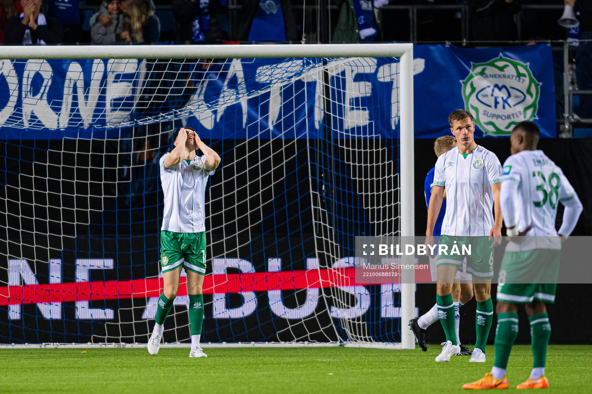 Gary O Neill of Shamrock Rovers looks dejected