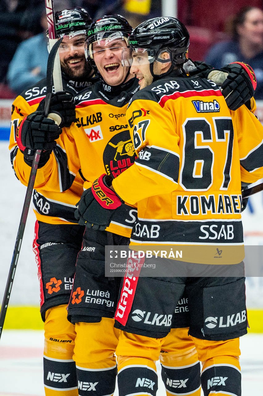 Luleås Joonas Rask jublar