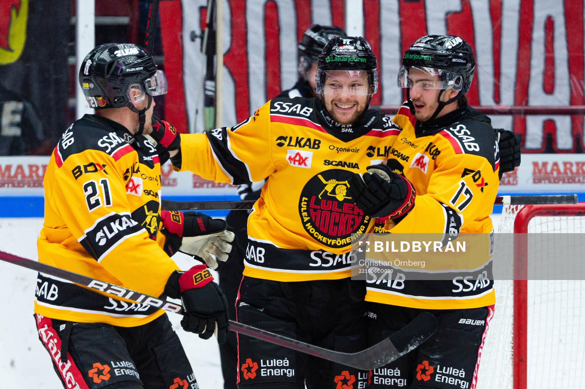 Luleås Juhani Tyrväinen , Einar Emanuelsson och Isac
