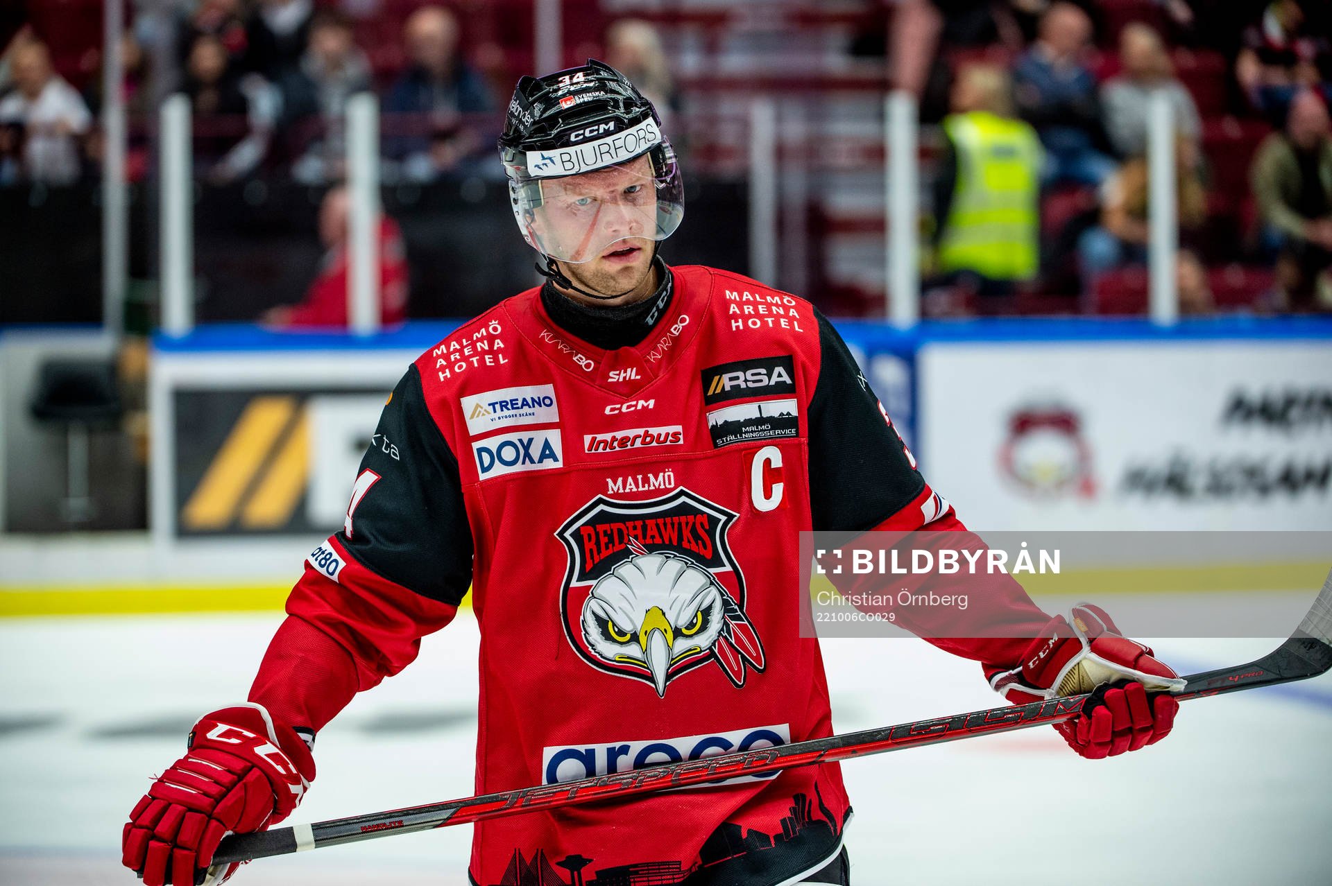 Malmö Redhawks Carl Söderberg deppar