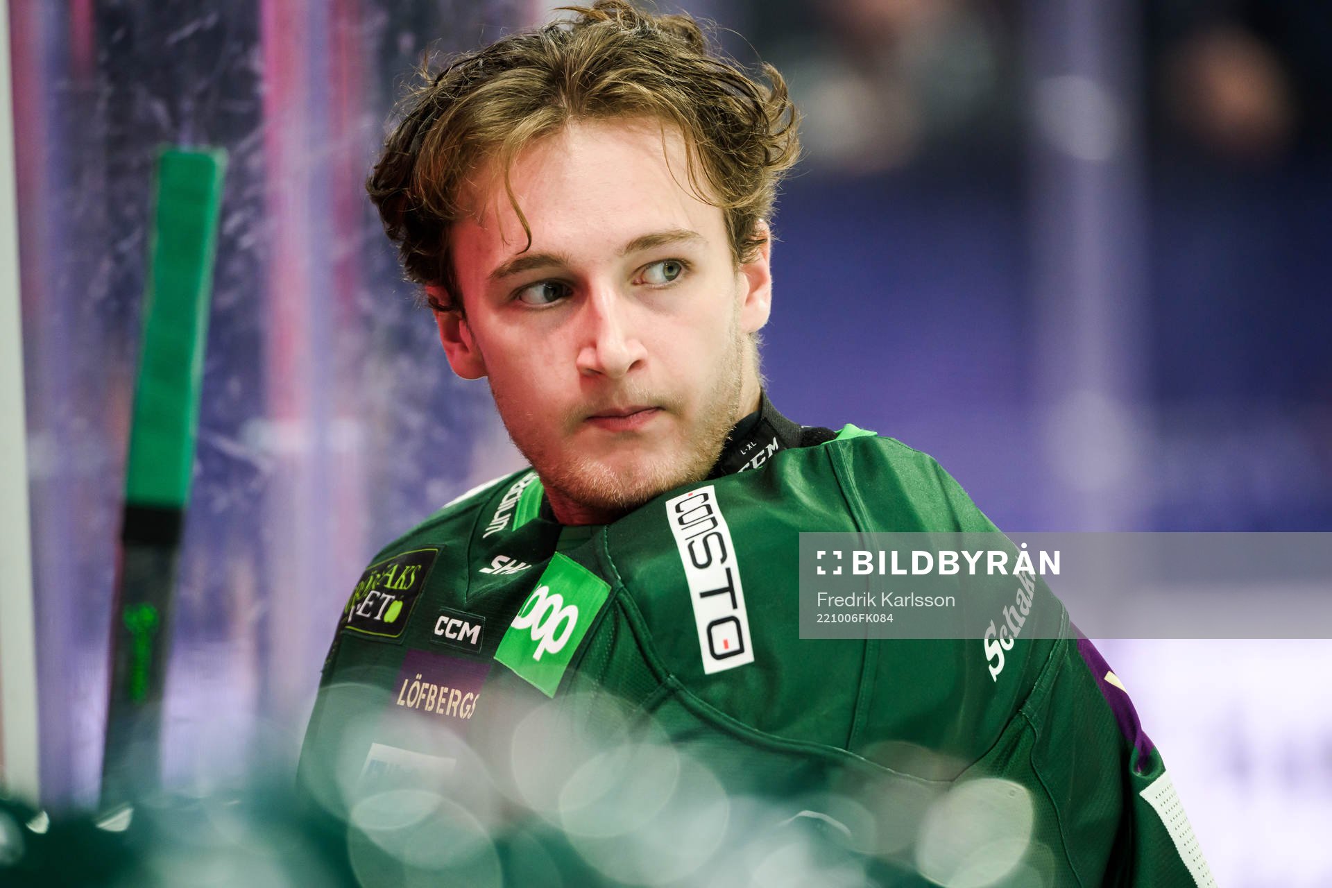 Färjestads målvakt Dennis Hildeby