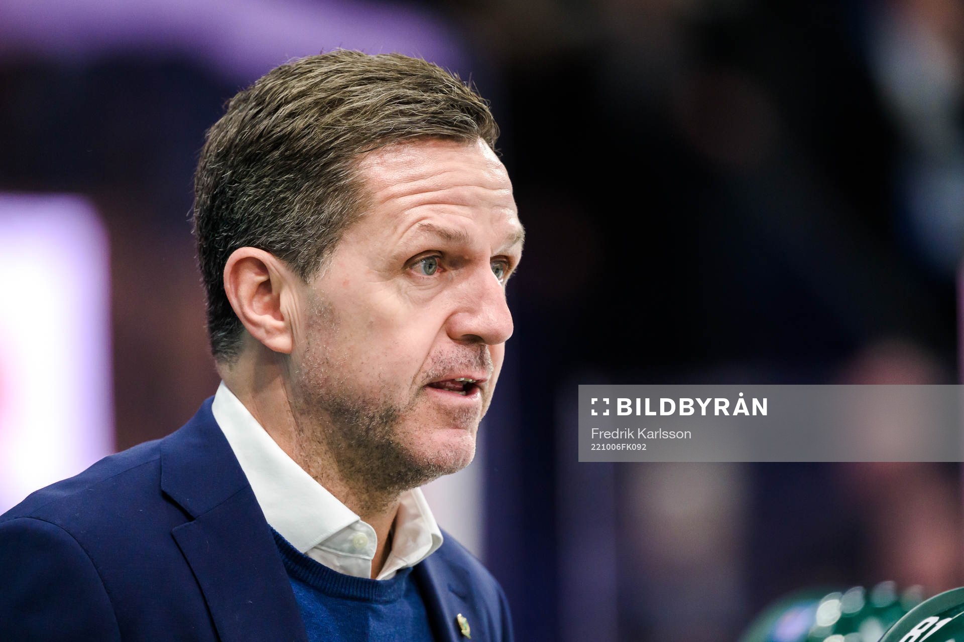 Färjestads assisterande tränare Thomas Rhodin