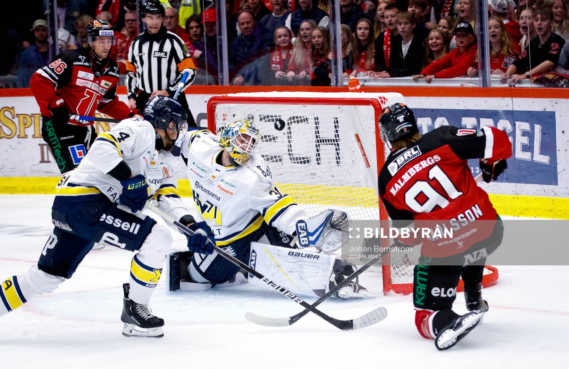 Örebros Leo Carlsson gör 1-0