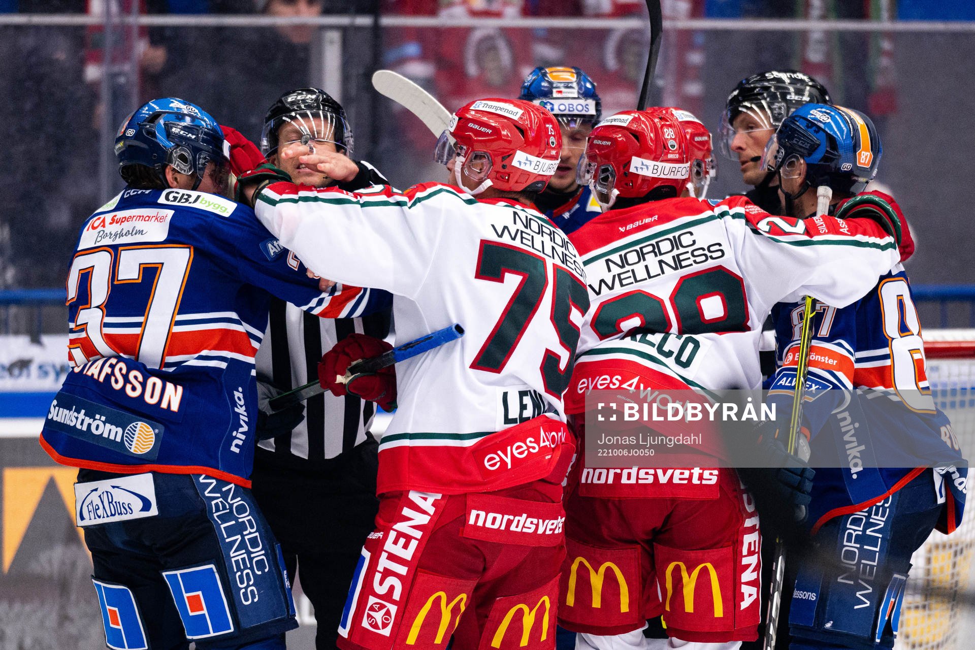 Bråk mellan Glenn Gustafsson , Robert Rosén och