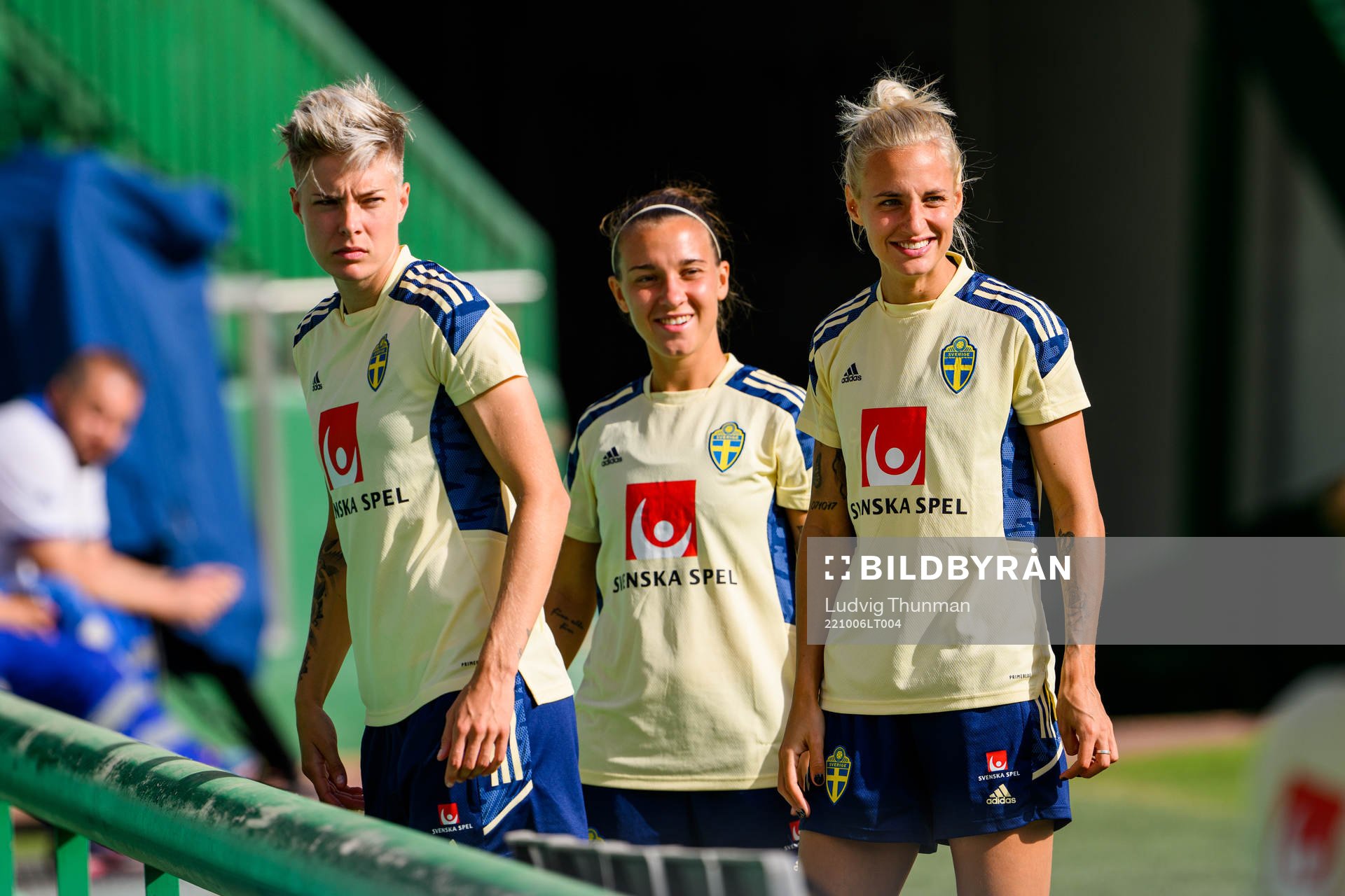 Lina Hurtig, Julia Zigiotti Olme and Nathalie Björn of the