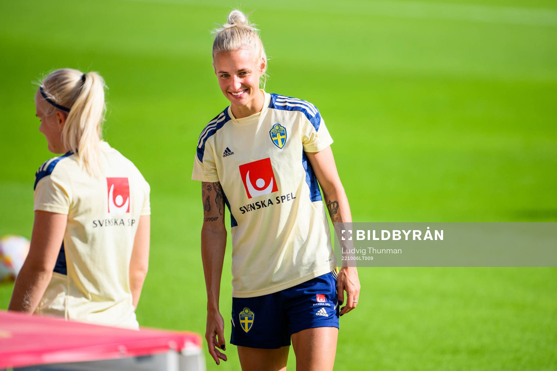Nathalie Björn of the Swedish women's national football