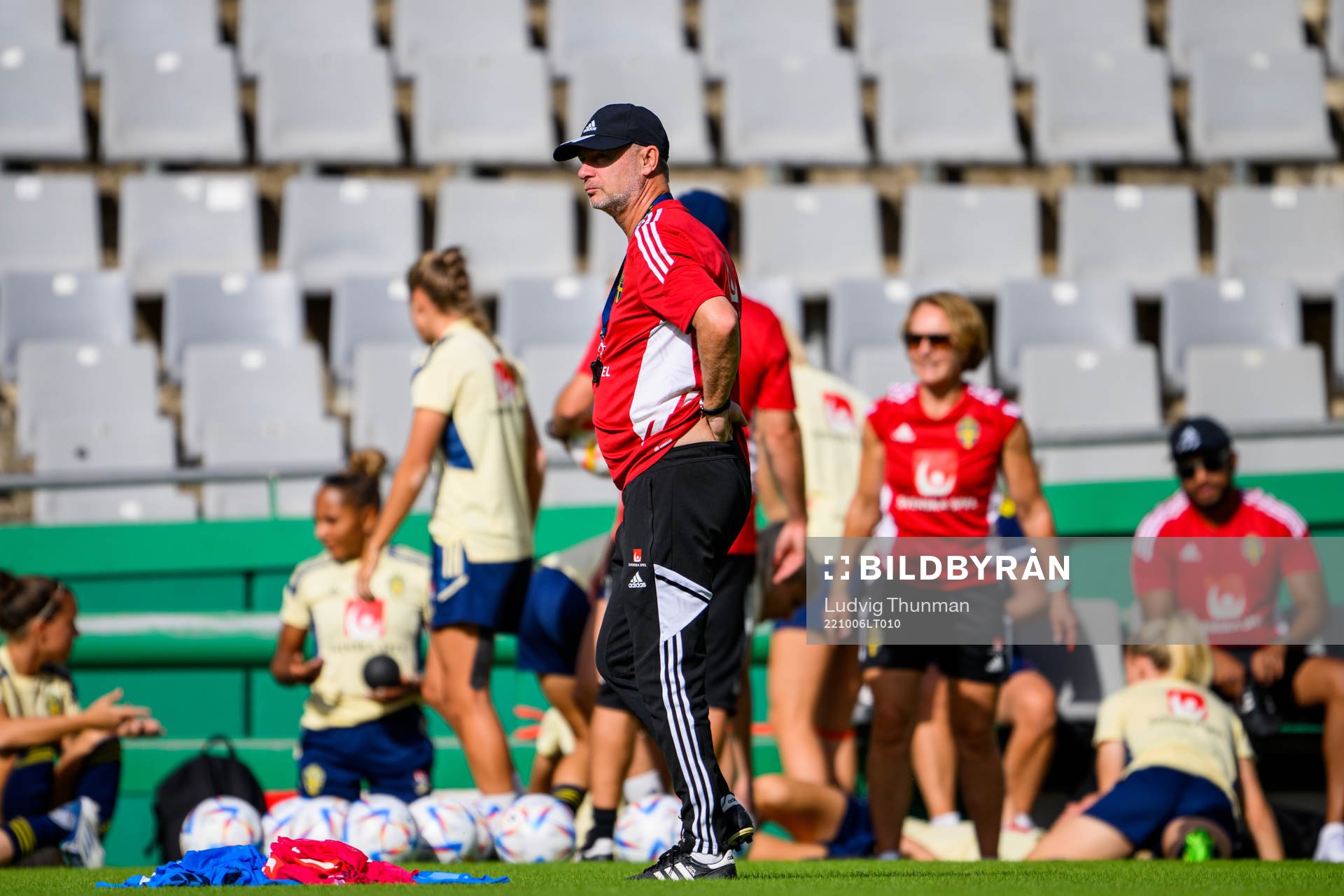 Head coach Peter Gerhardsson of the Swedish women's