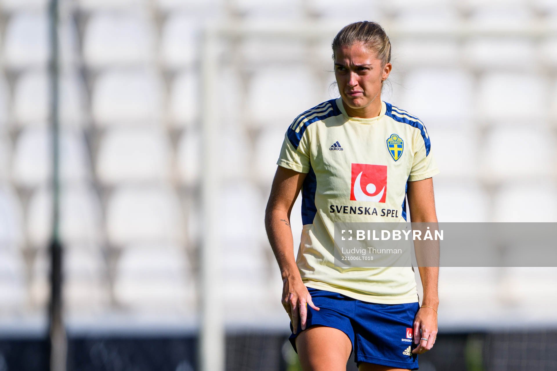 Filippa Angeldahl of the Swedish women's national football