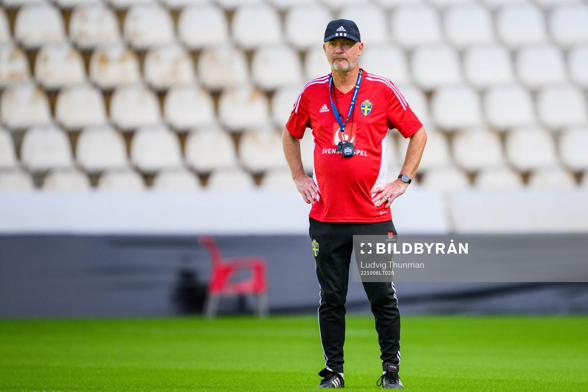 Head coach Peter Gerhardsson of the Swedish women's