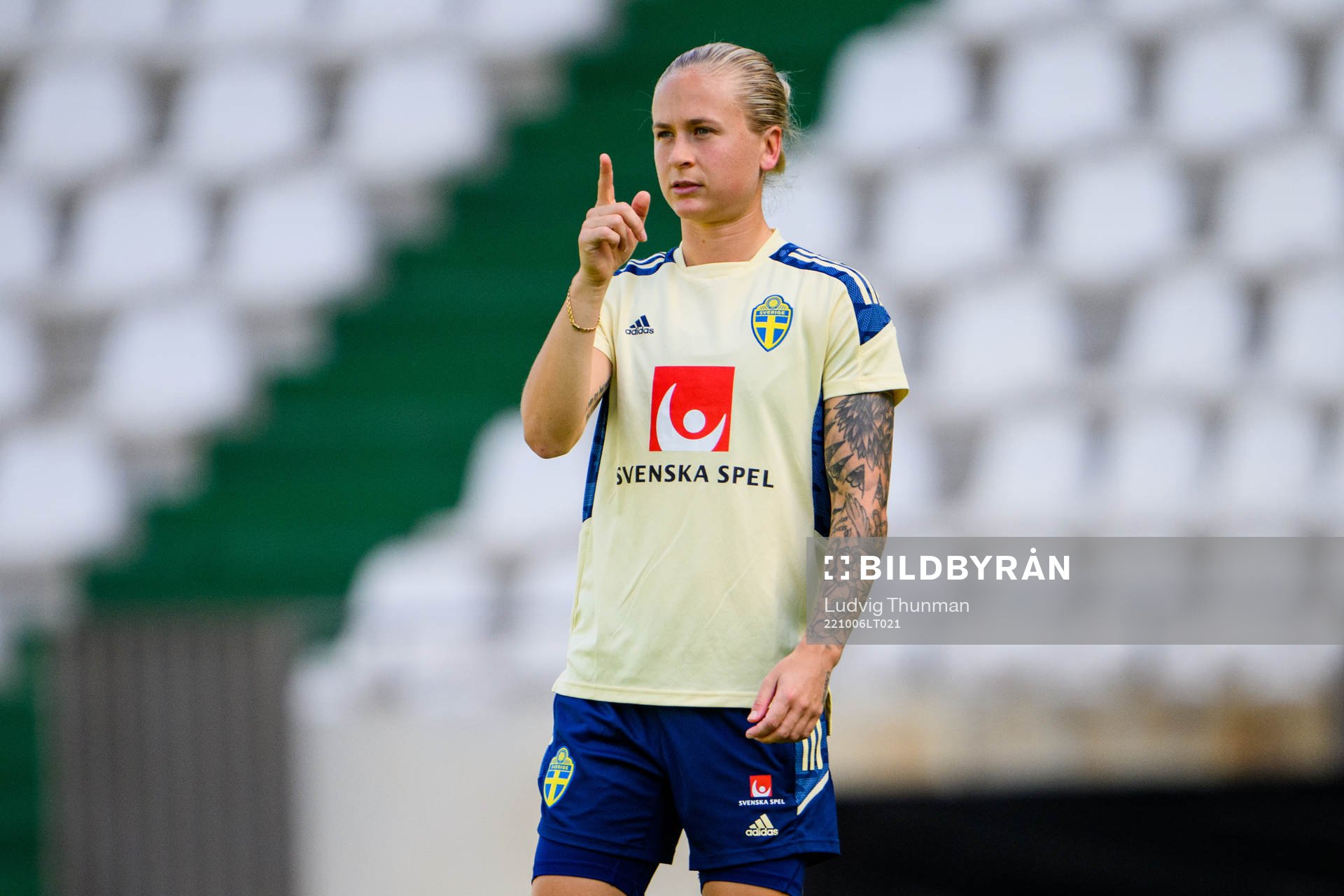 Filippa Curmark of the Swedish women's national football