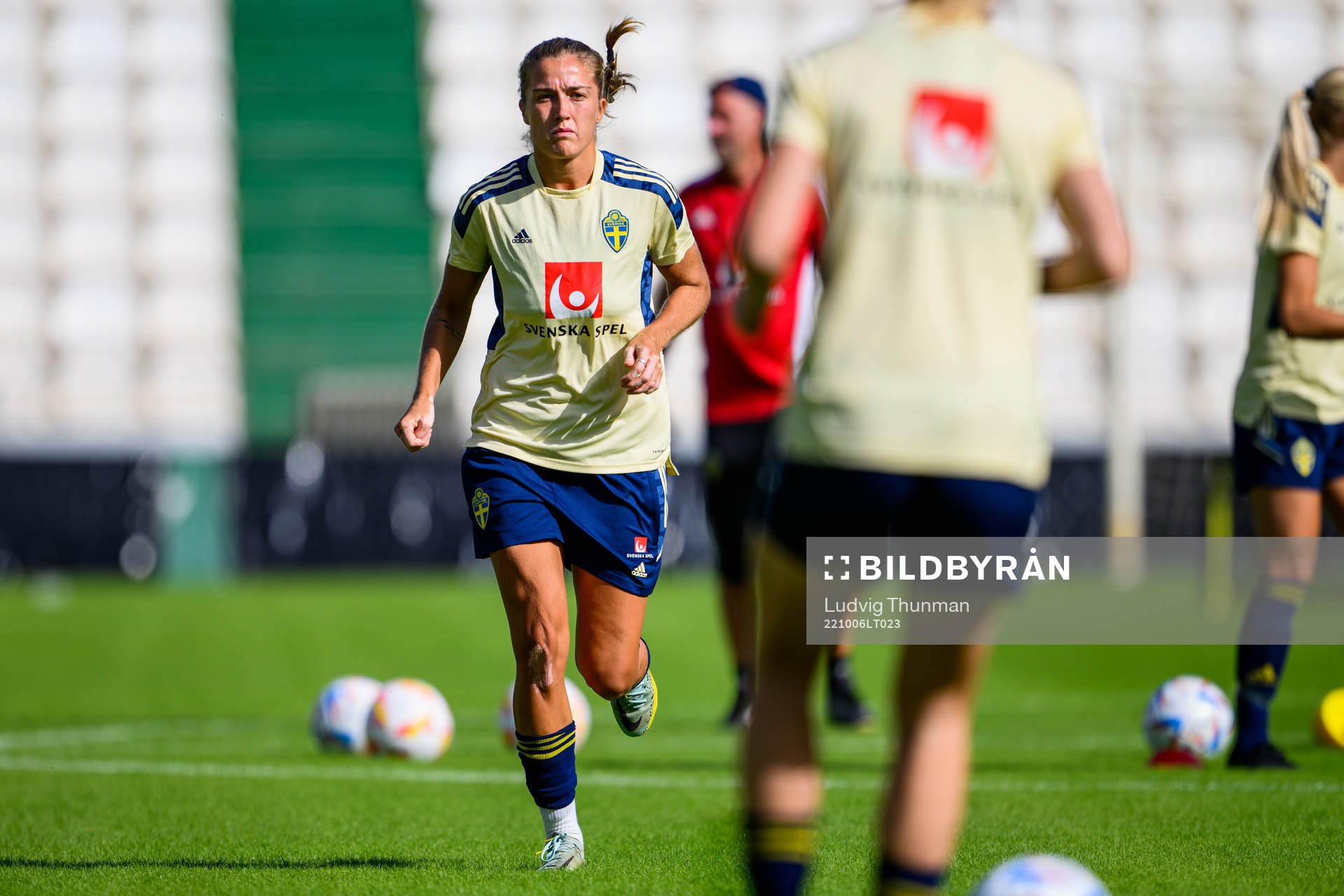 Filippa Angeldahl of the Swedish women's national football