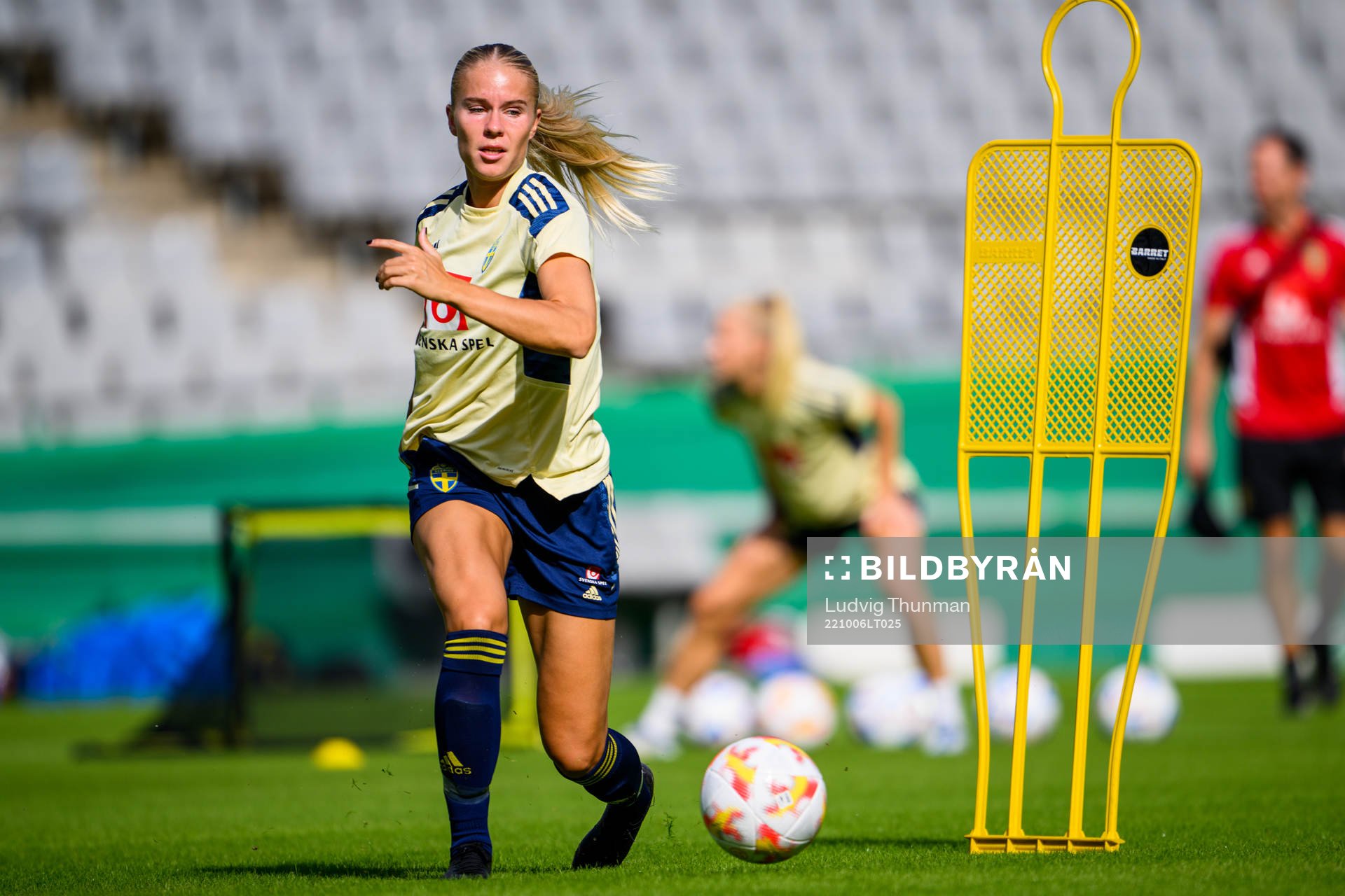 Stina Lennartsson of the Swedish women's national football