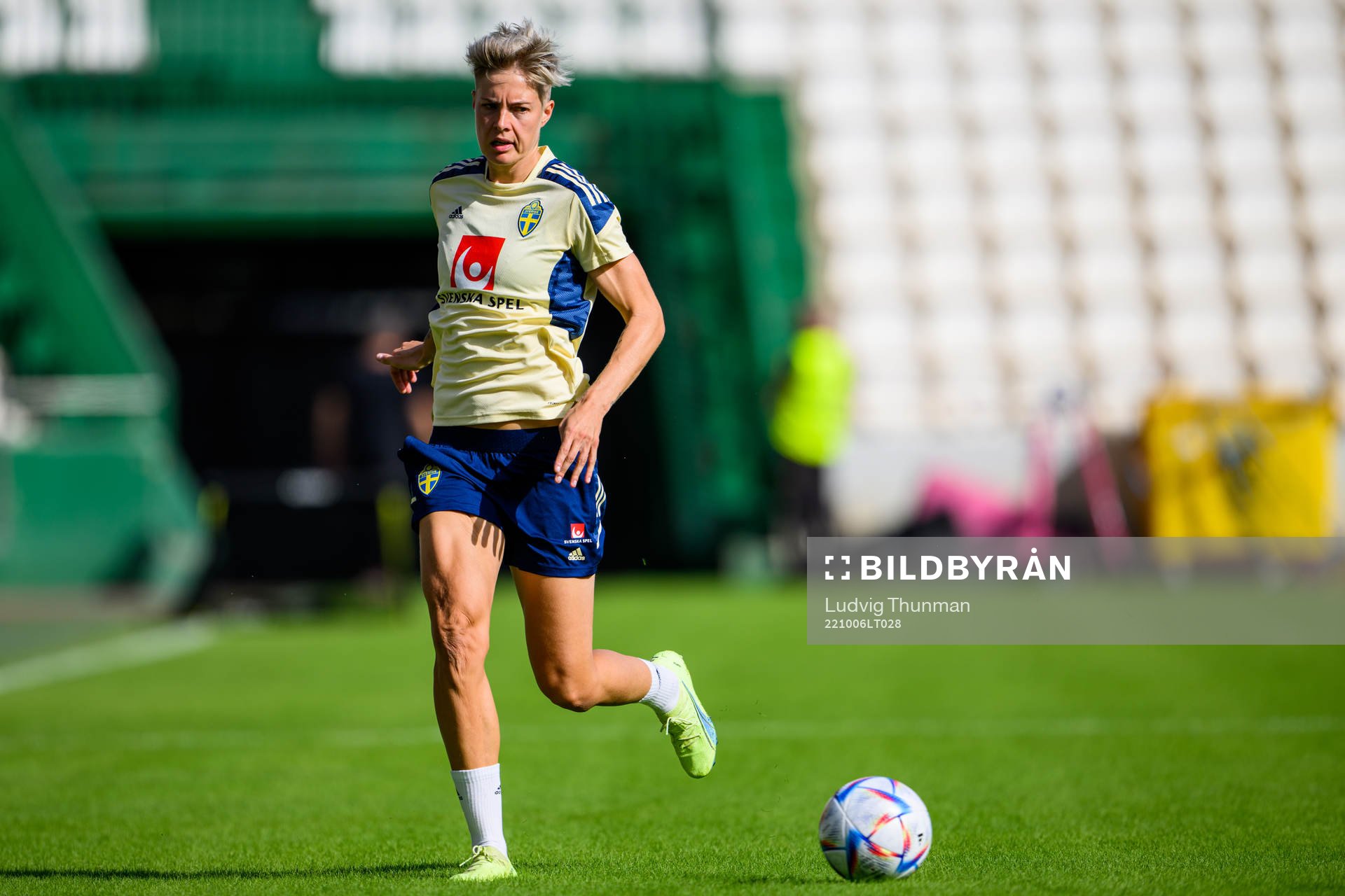 Lina Hurtig of the Swedish women's national football team
