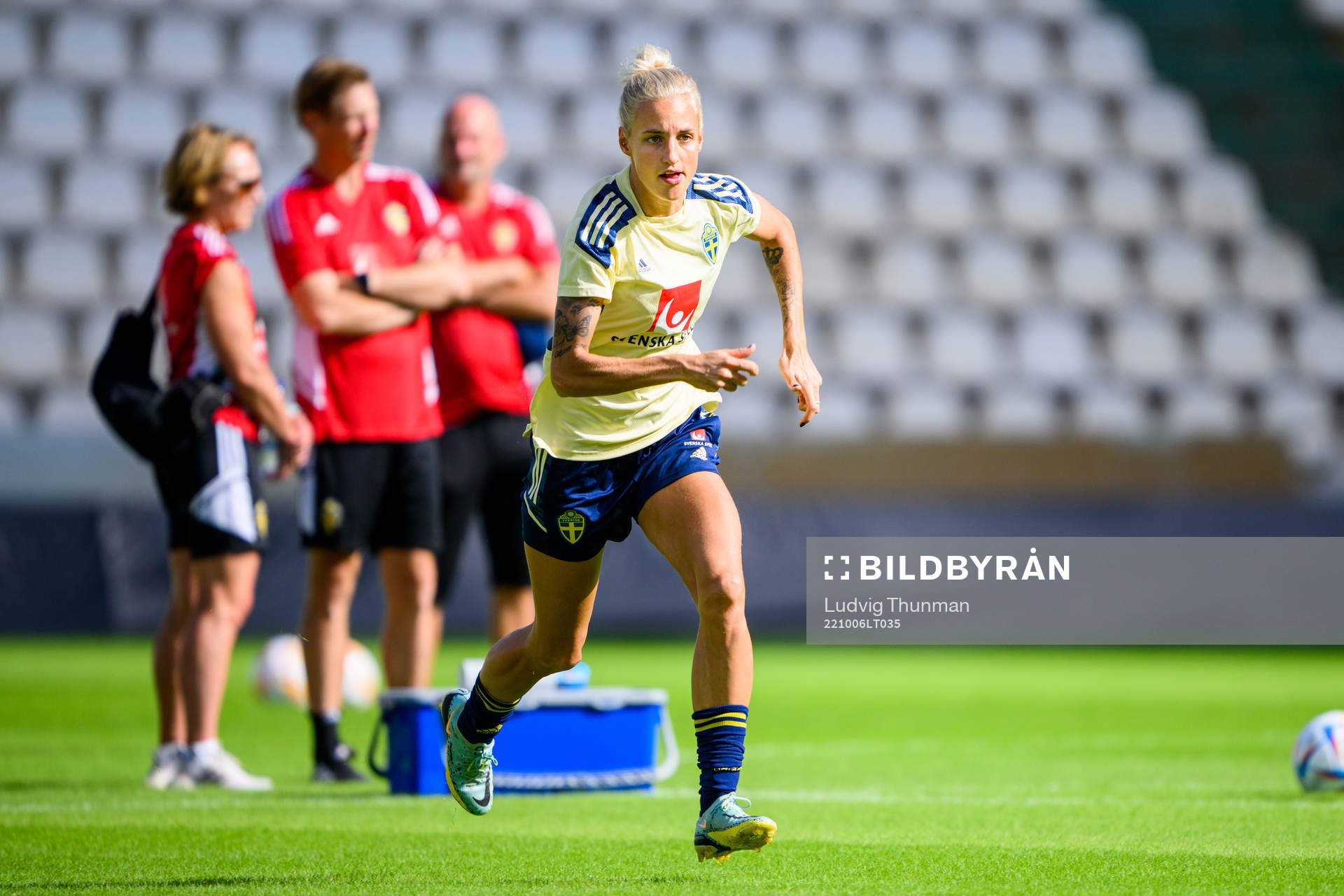 Nathalie Björn of the Swedish women's national football