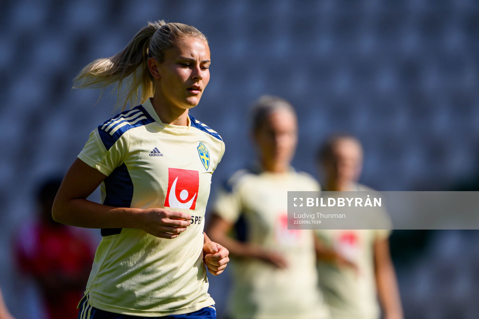 Amanda Nilden of the Swedish women's national football team