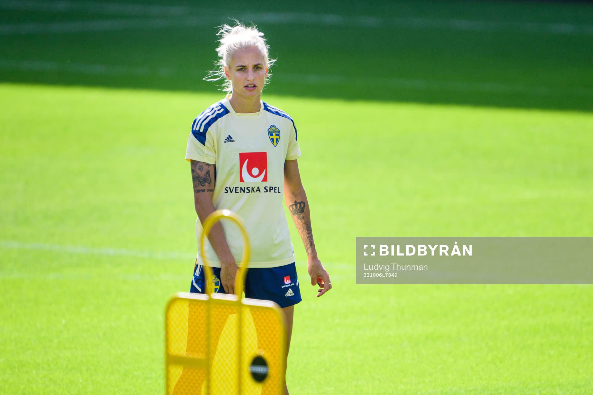 Nathalie Björn of the Swedish women's national football