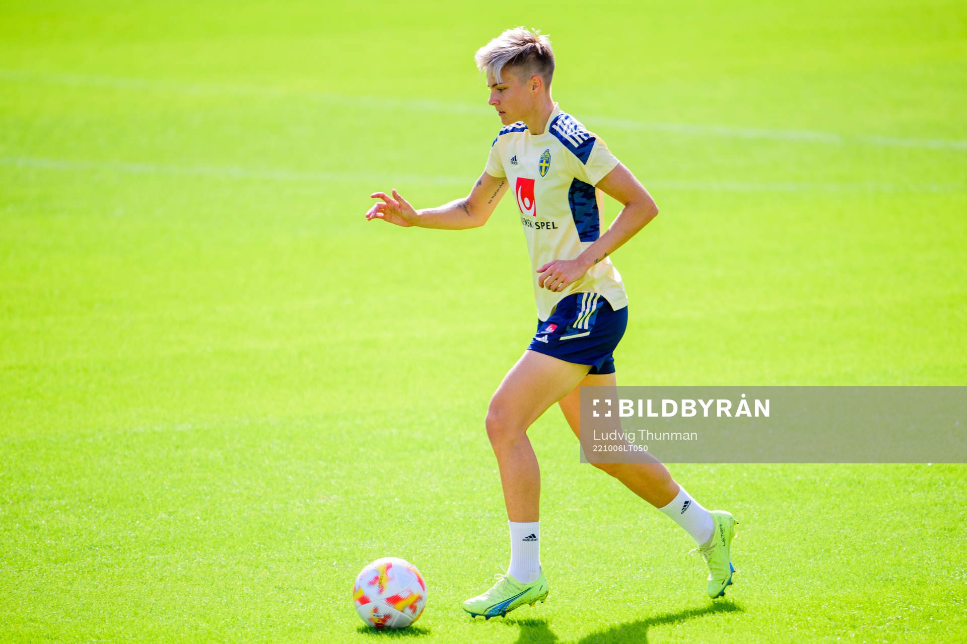 Lina Hurtig of the Swedish women's national football team