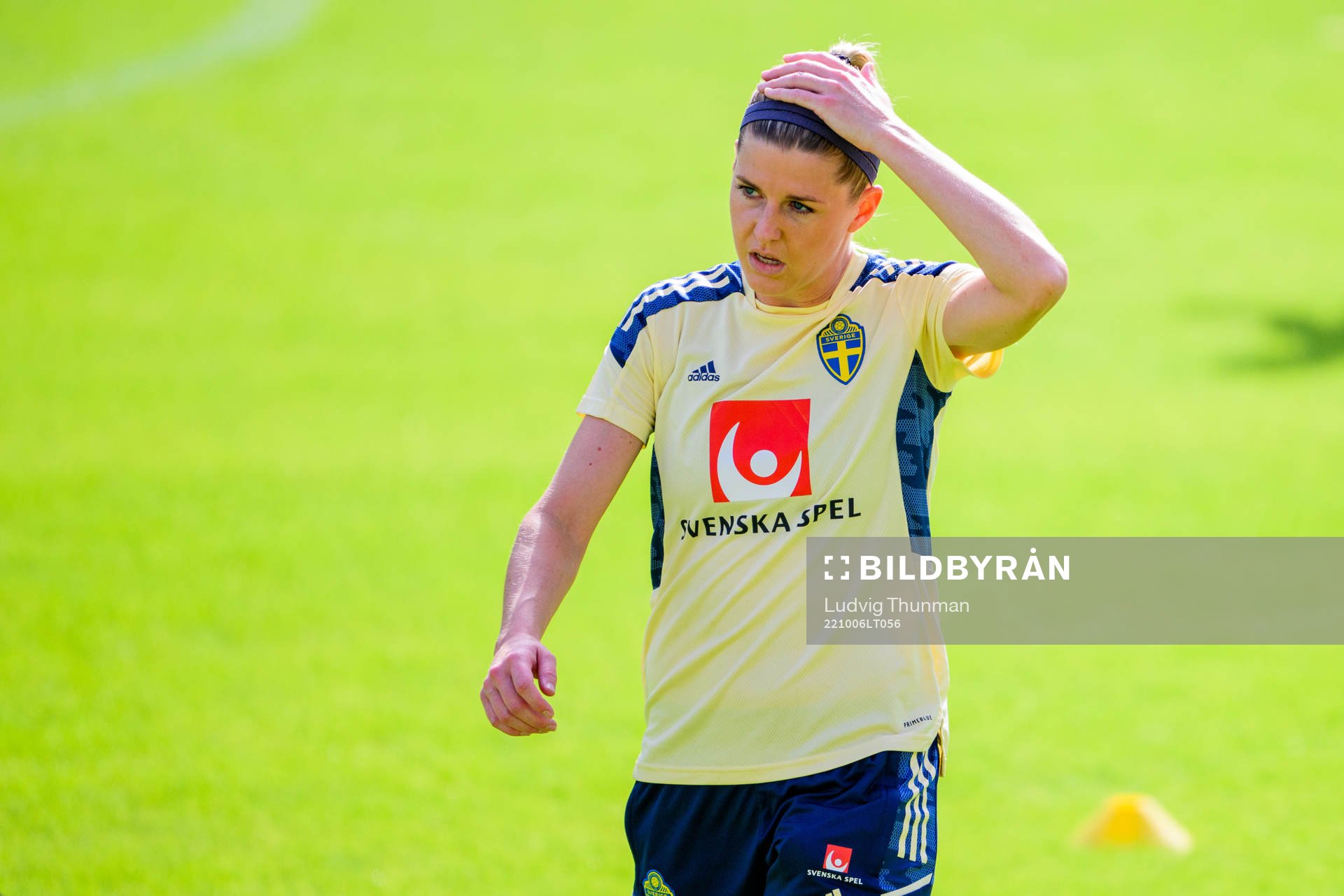 Olivia Schough of the Swedish women's national football