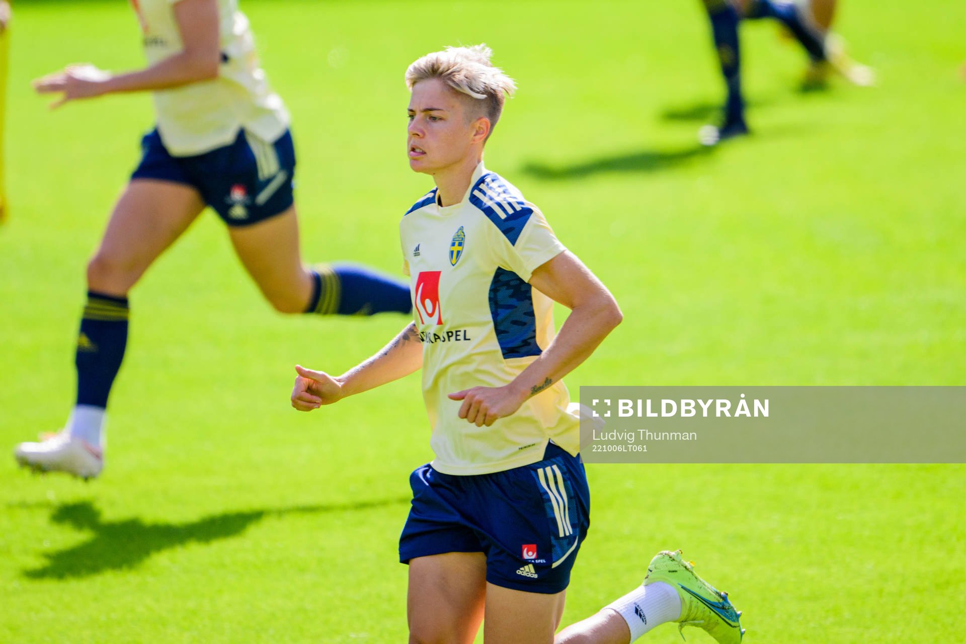 Lina Hurtig of the Swedish women's national football team