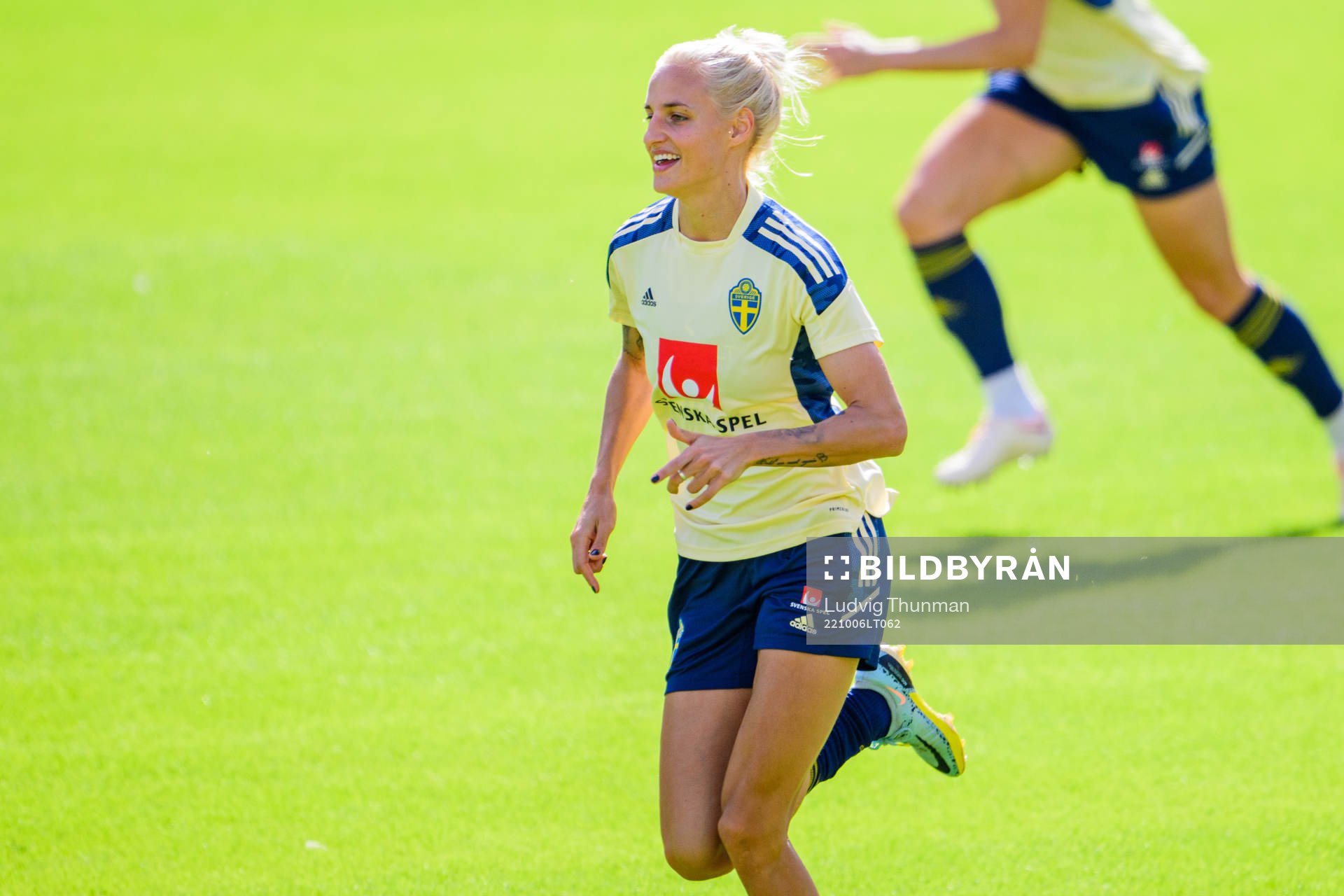 Nathalie Björn of the Swedish women's national football