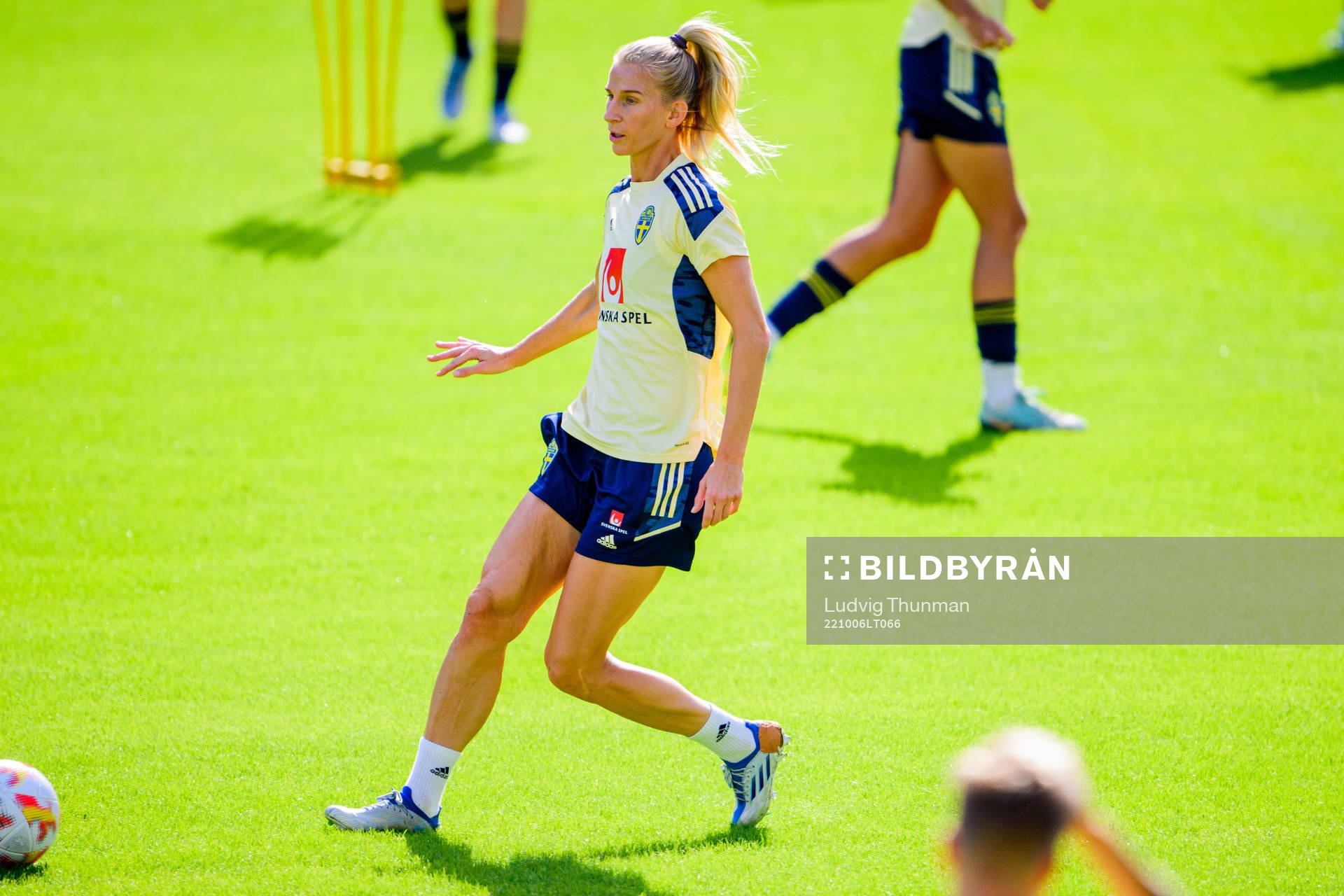 Sofia Jakobsson of the Swedish women's national football
