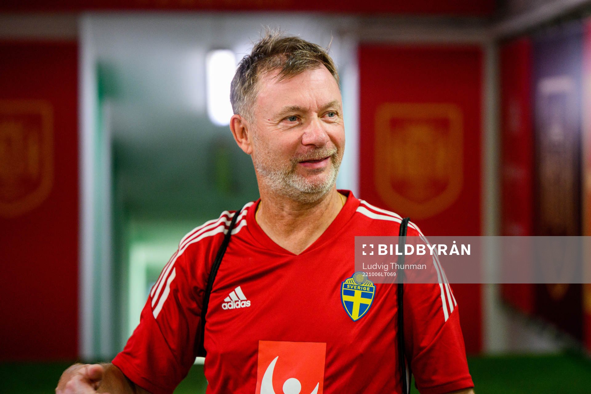 Head coach Peter Gerhardsson of the Swedish women's