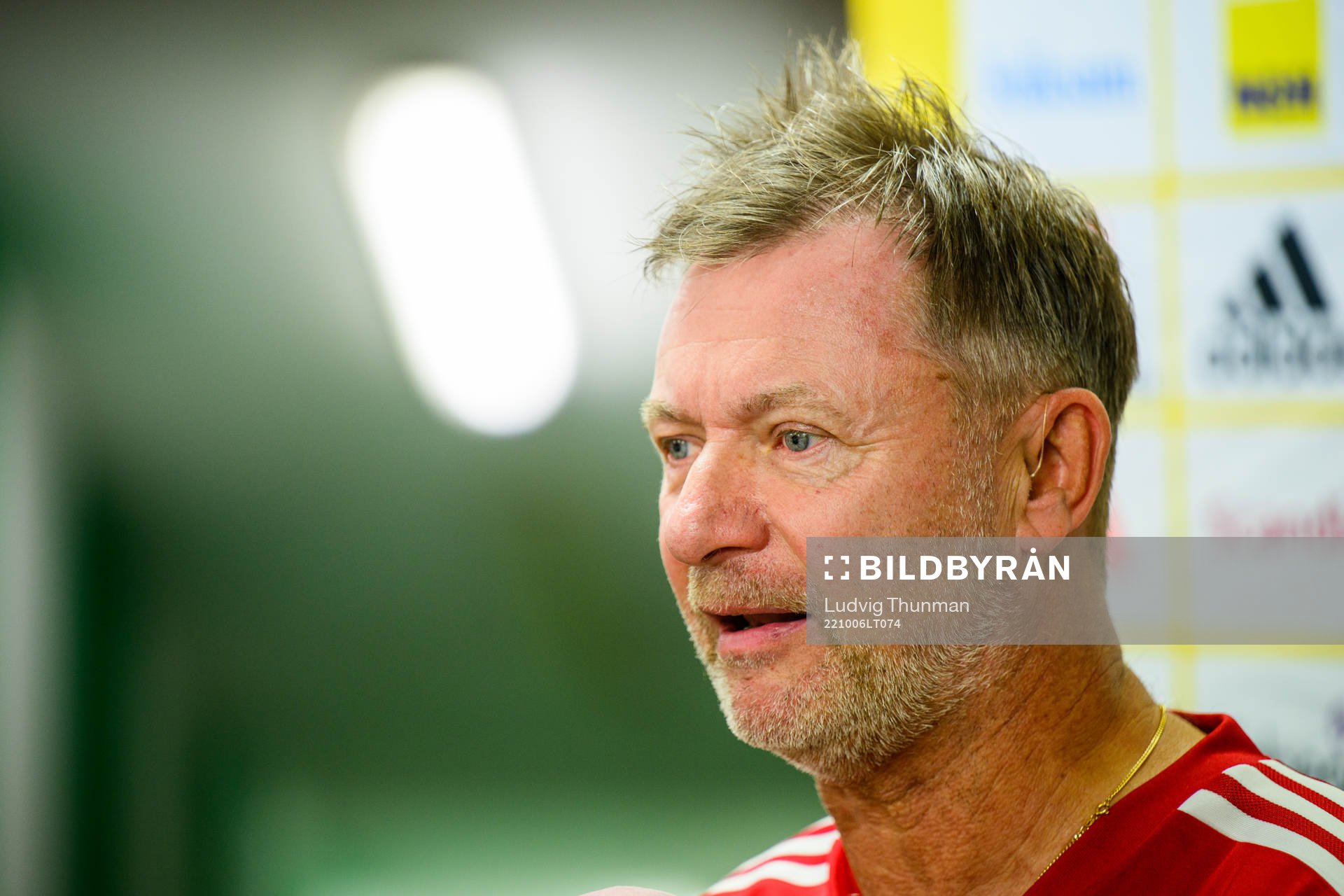 Head coach Peter Gerhardsson of the Swedish women's