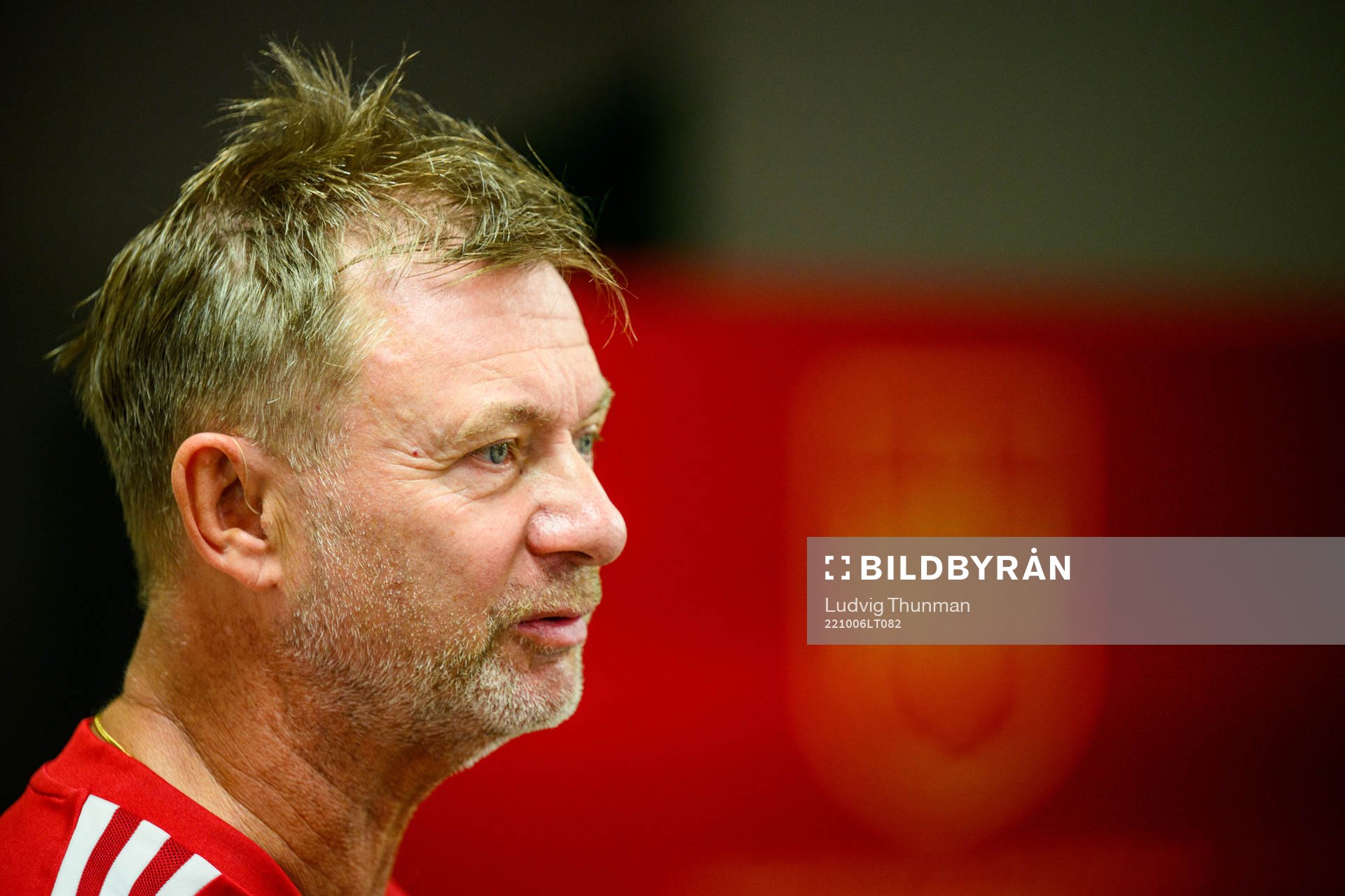 Head coach Peter Gerhardsson of the Swedish women's