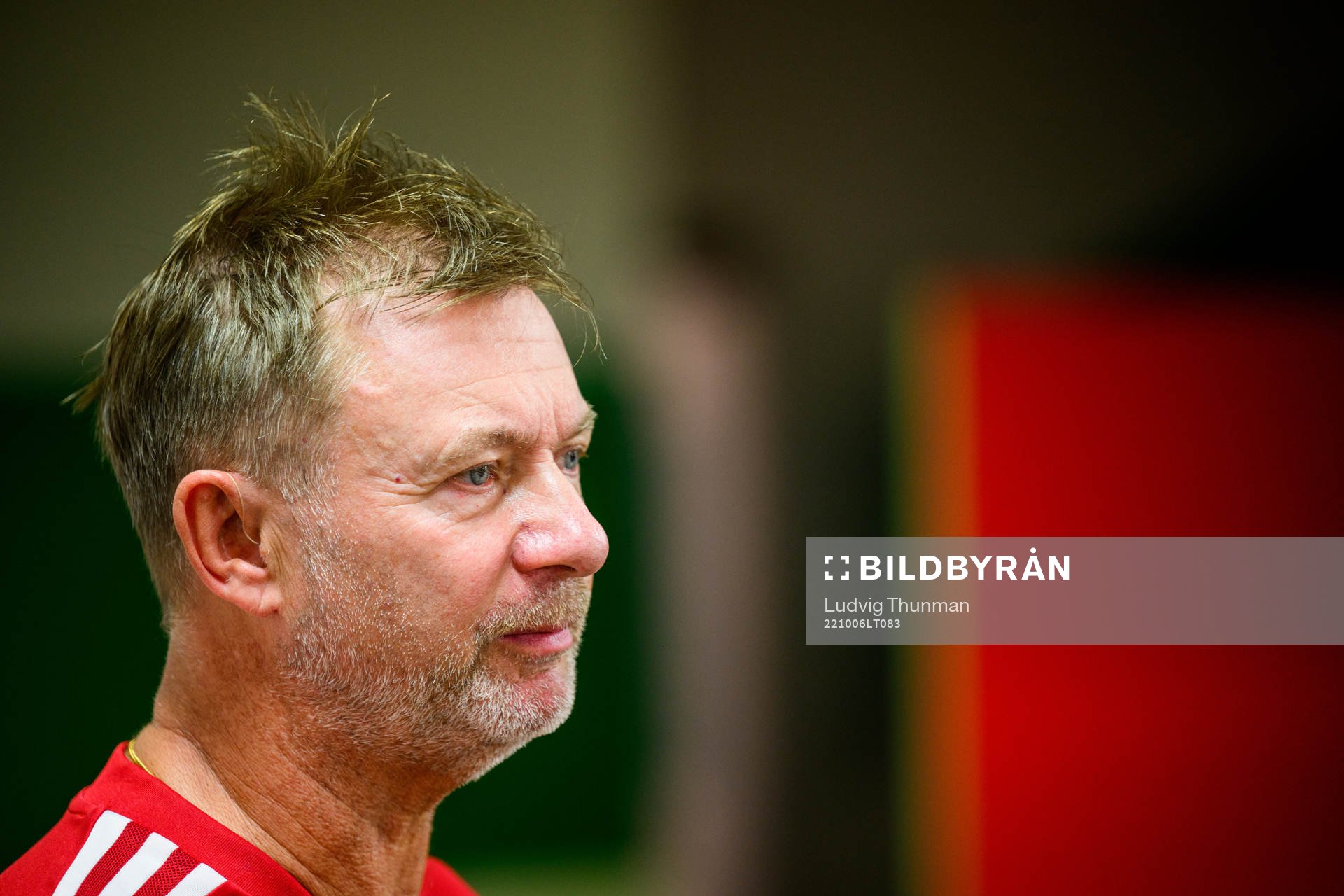 Head coach Peter Gerhardsson of the Swedish women's
