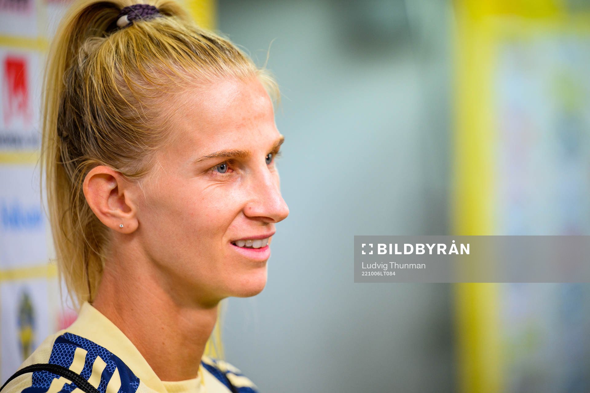 Sofia Jakobsson of the Swedish women's national football