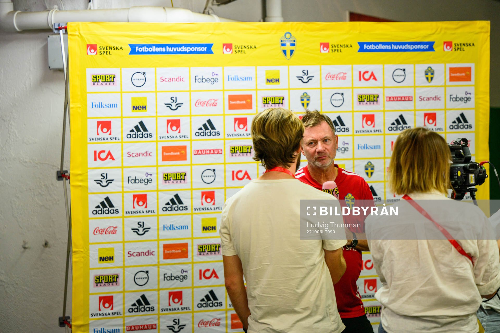 Head coach Peter Gerhardsson of the Swedish women's