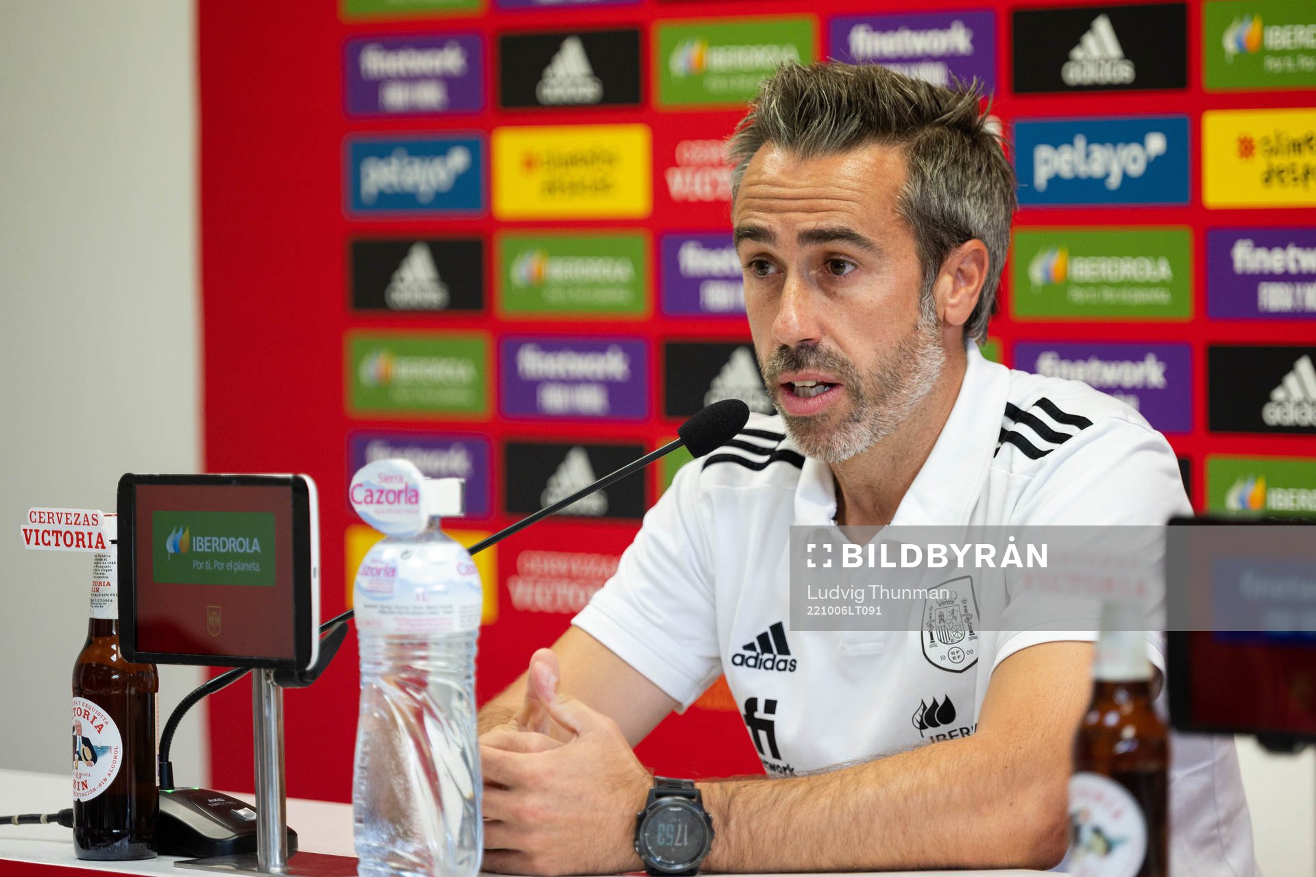 Coach Jorge Vilda of the Spanish women's national football